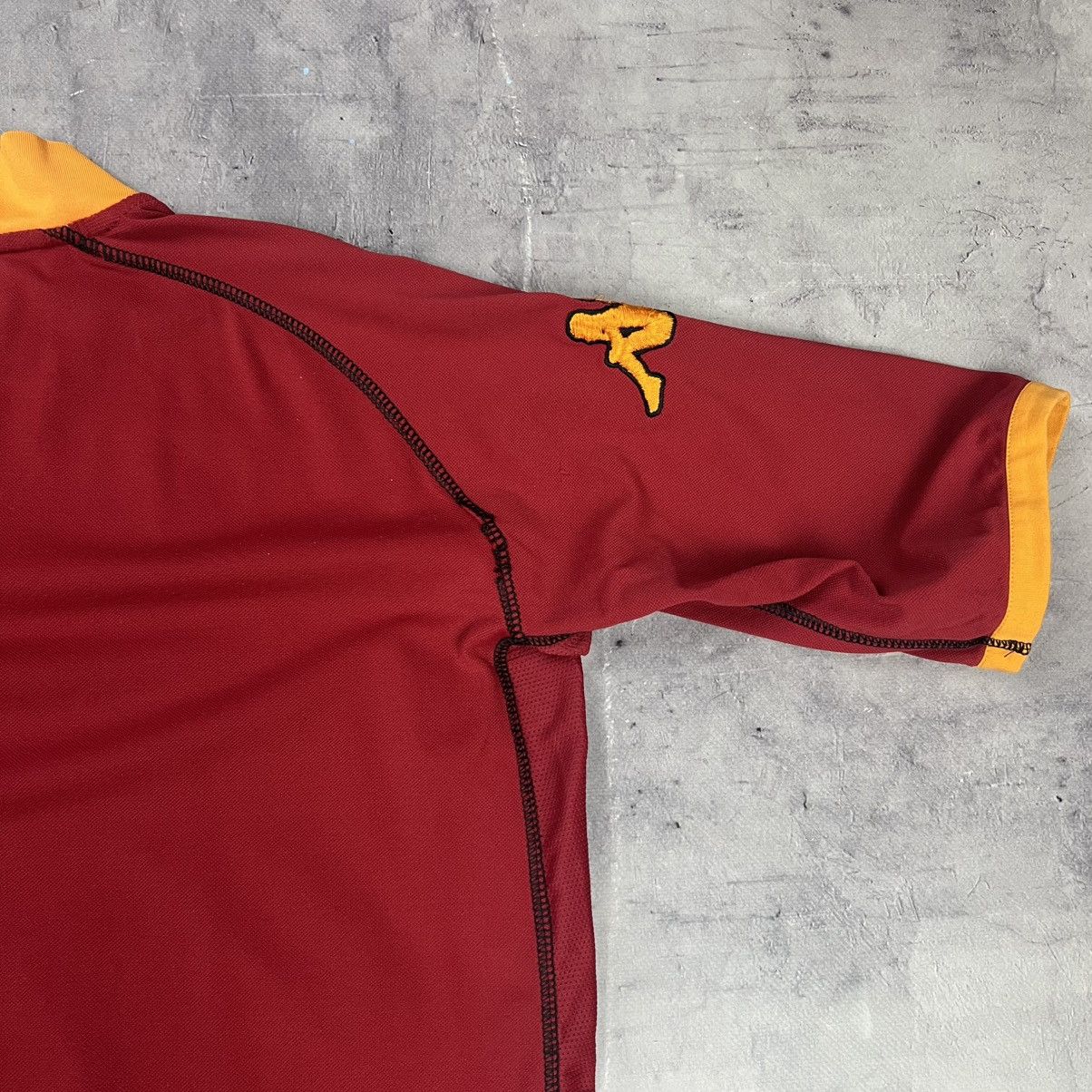 Kappa Rare! AS Roma Kappa Soccer Jersey Shirt Vintage 00s Size US L / EU 52-54 / 3 - 16 Thumbnail