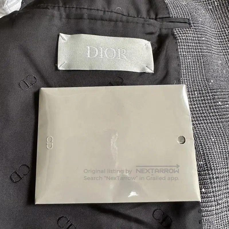 Dior Dior Men's Grey Wool-Blend Long Coat . Size US XL / EU 56 / 4 - 6 Thumbnail