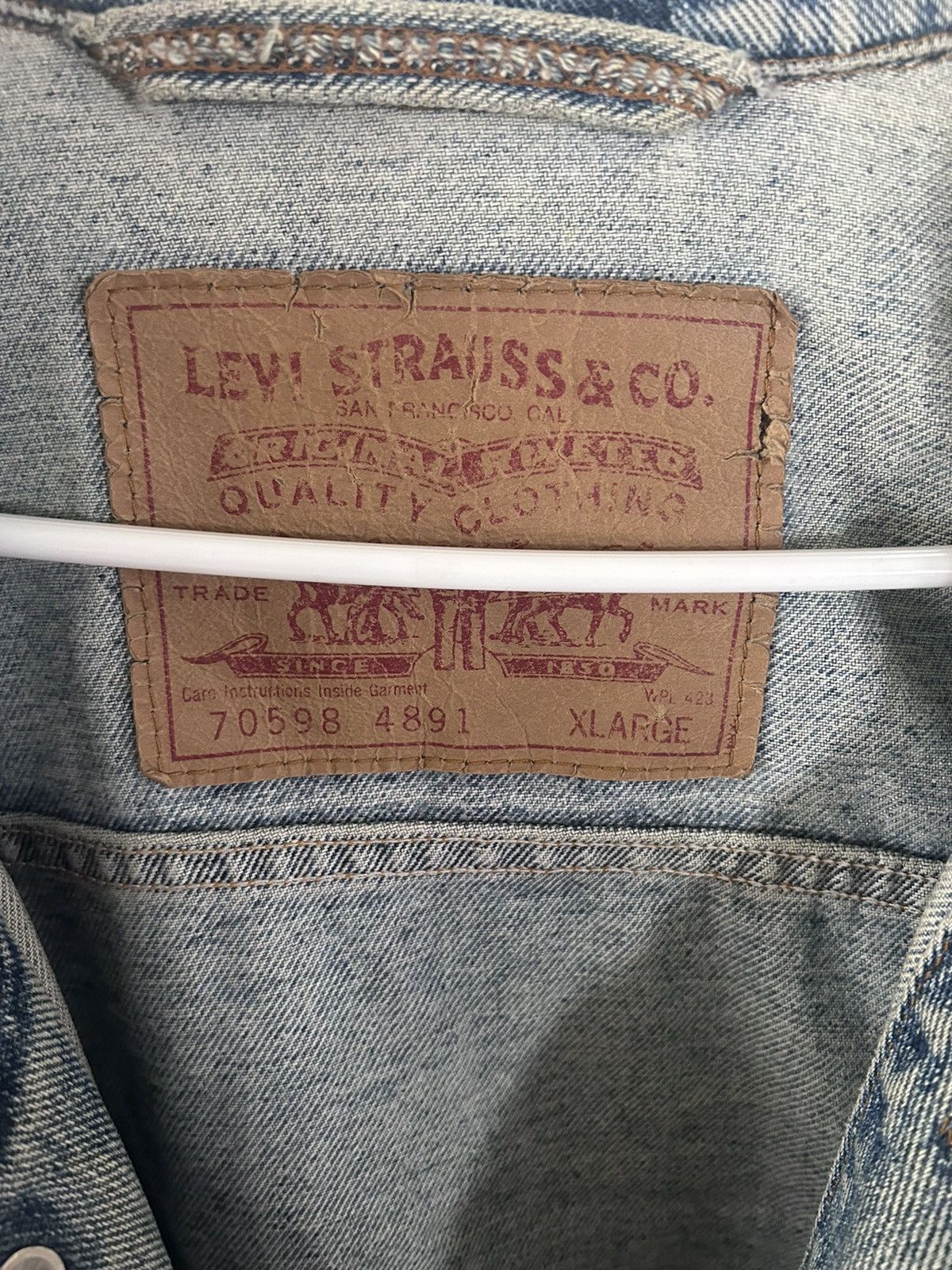 Levi's × Levi's Vintage Clothing × Vintage Levi vintage denim jacket Size US XL / EU 56 / 4 - 2 Thumbnail