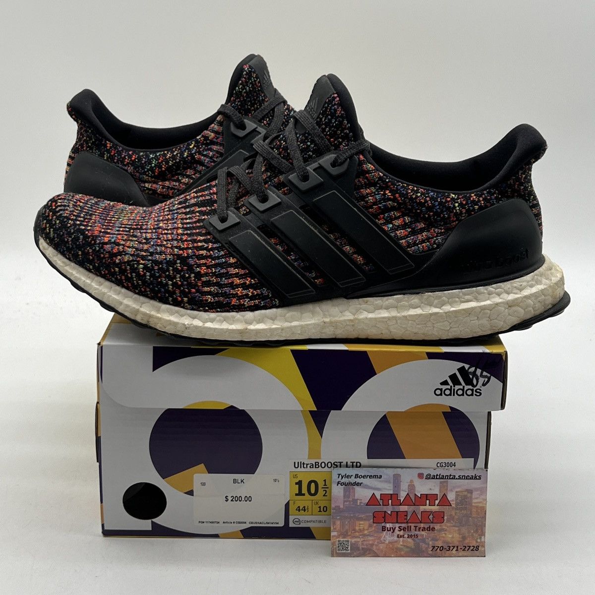 Adidas UltraBoost 3.0 multi color Size US 10.5 / EU 43-44 - 1 Thumbnail