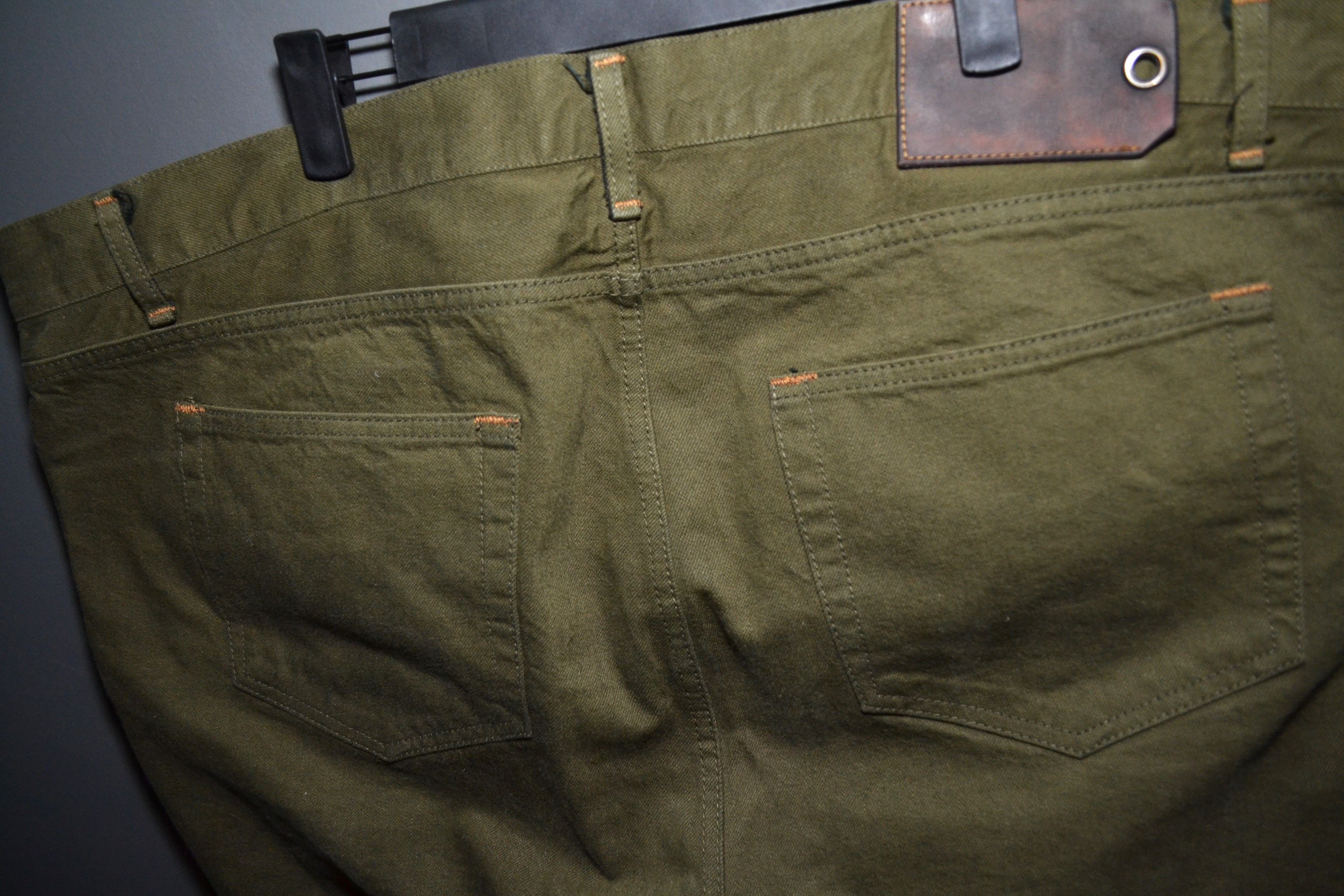 Schaeffers Garment Hotel Schaeffer's Garment Hotel Green Selvedge Jeans Bespoke 51 Size US 44 / EU 60 - 6 Thumbnail