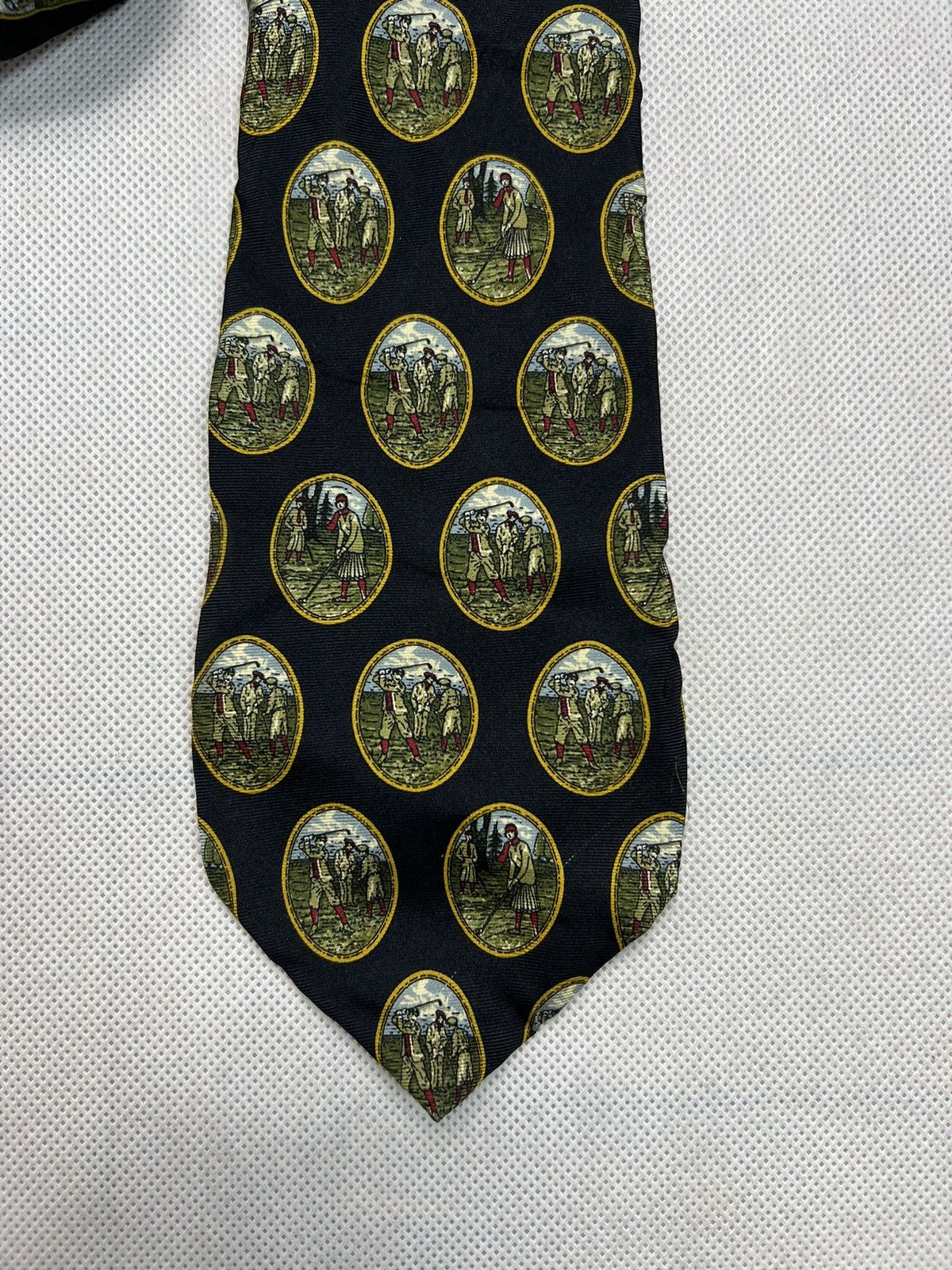 Hugo Boss Tie Hugo Boss Golf 100% Silk Size ONE SIZE - 2 Thumbnail