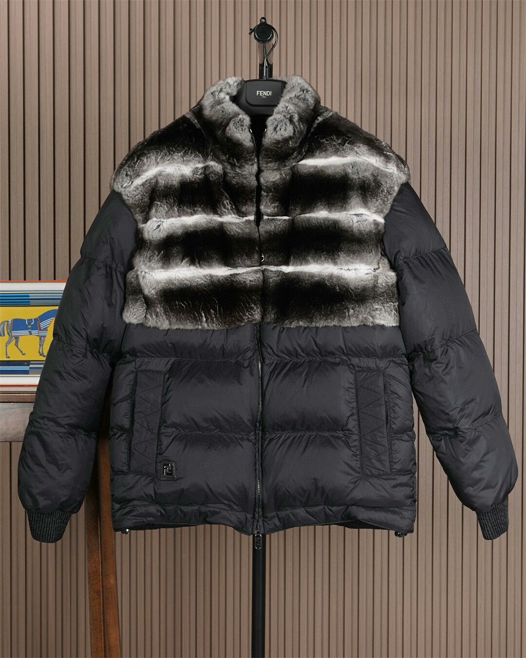 Fendi Fendi Men's Fur Down Jacket Size US M / EU 48-50 / 2 - 1 Thumbnail