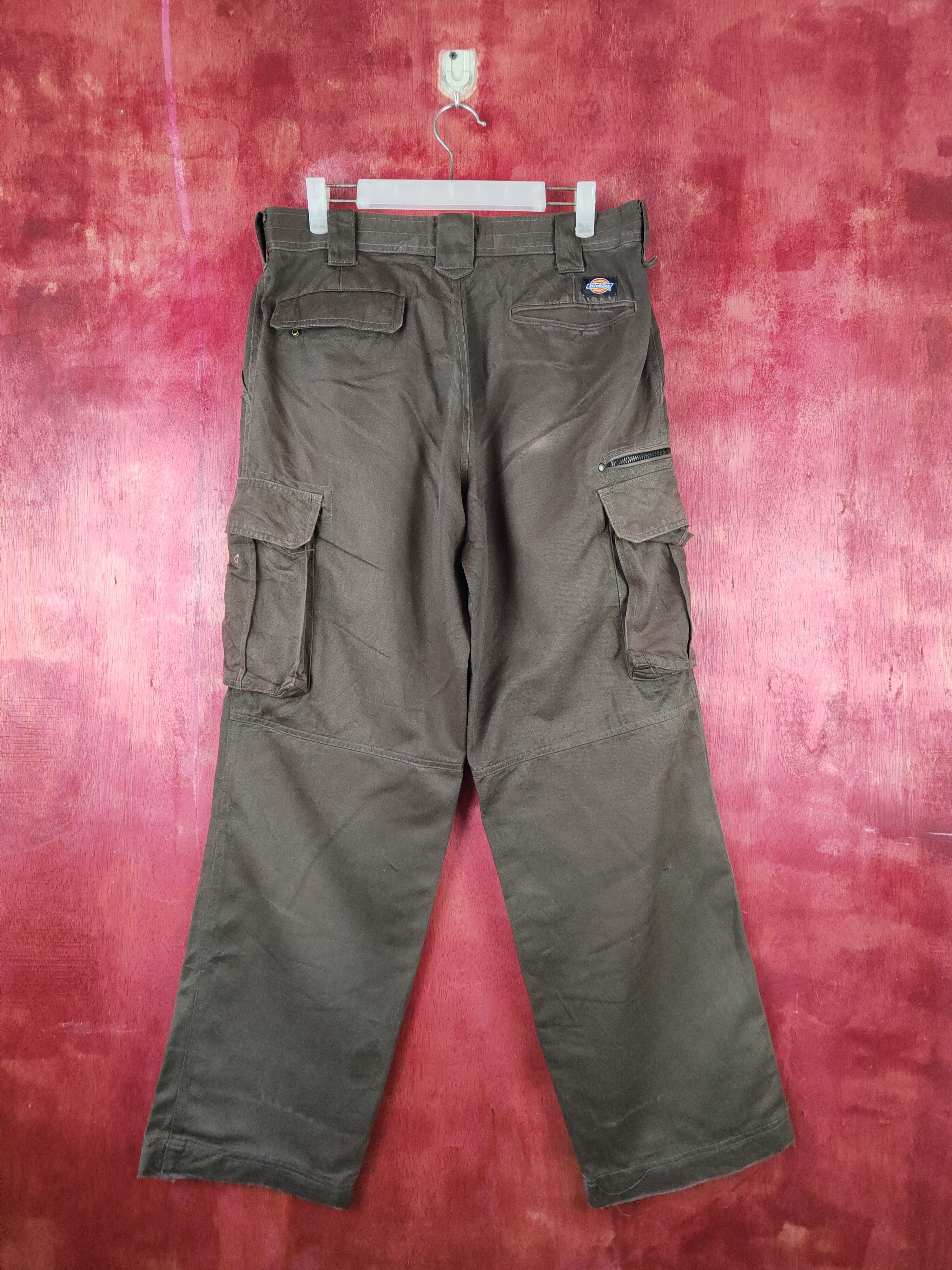Dickies Dickies Dark Brown Multipocket Tactical Cargo Pants #S1312 Size US 33 - 10 Thumbnail