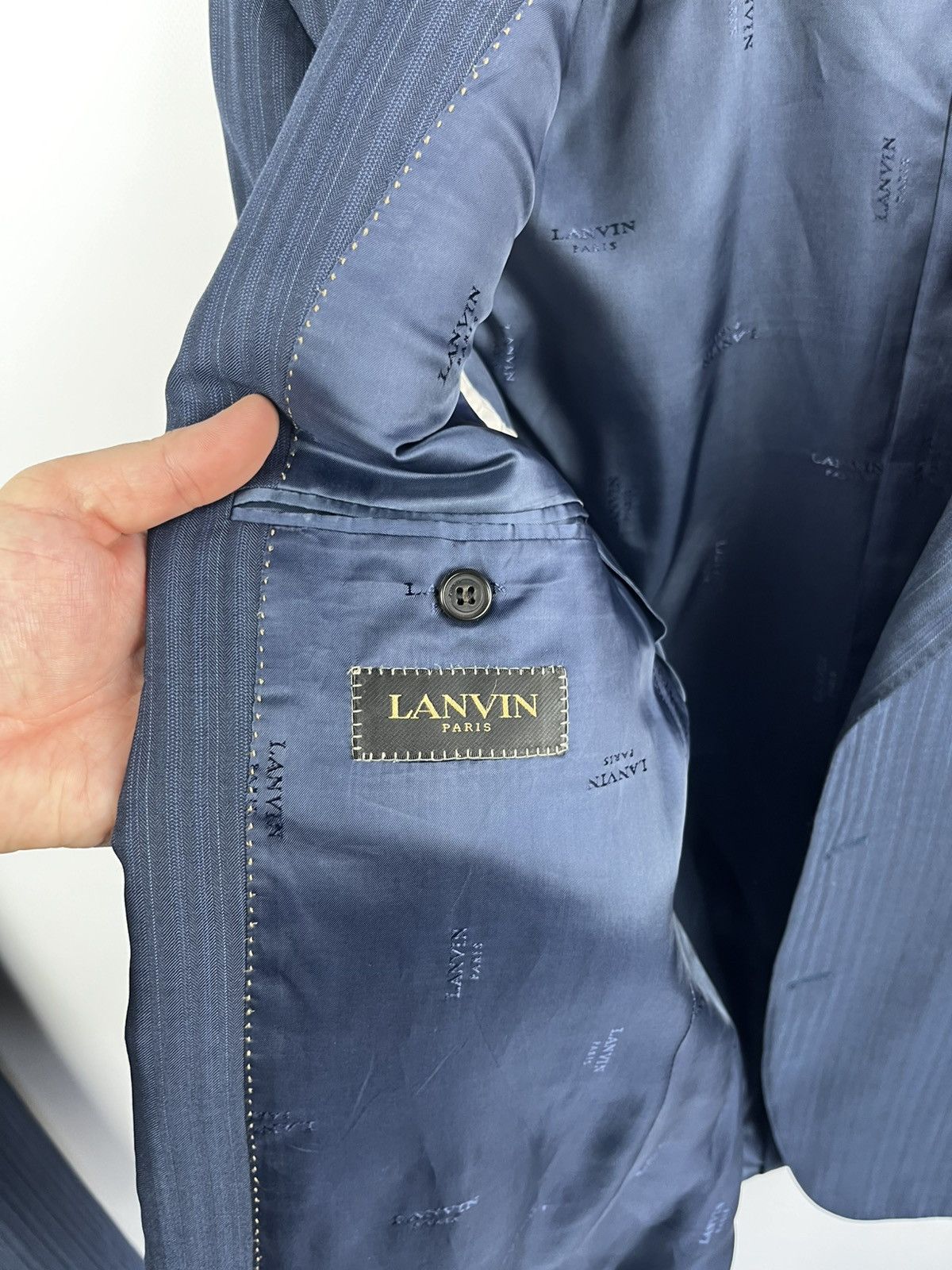 Lanvin LANVIN Paris mens suit france 🇫🇷 size 52 rare Size 50R - 3 Thumbnail