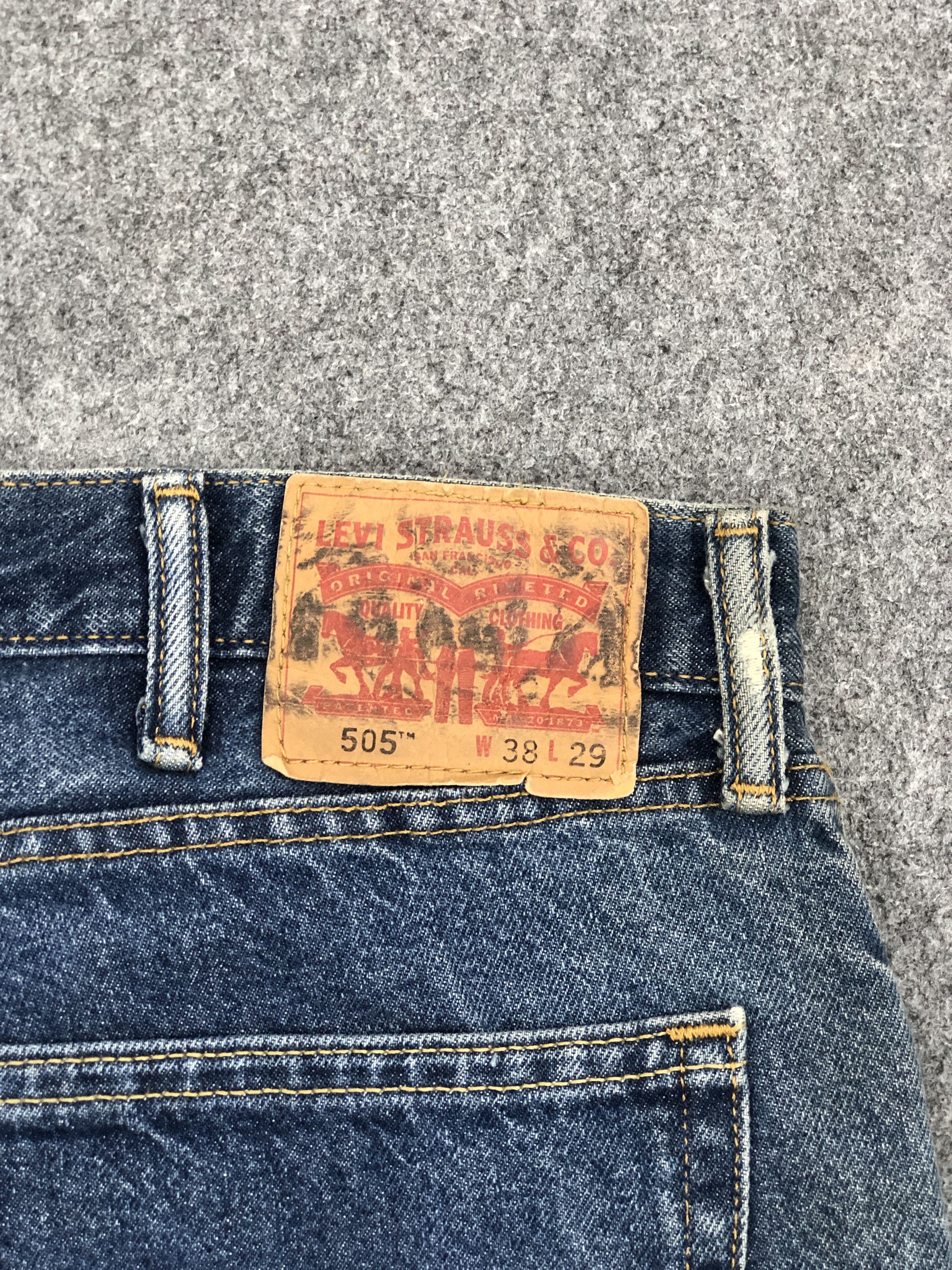 Levi's Vintage Levi's 505 Faded Blue Jeans DP2309 Size US 38 / EU 54 - 5 Thumbnail