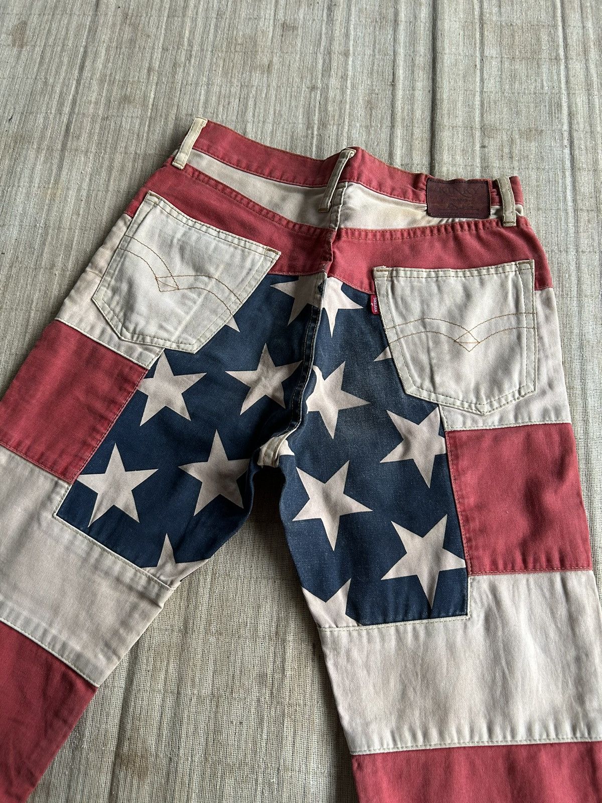 Hysteric Glamour × Japanese Brand Vintage HYSTERIC GLAMOUR Kinky American Flag Jeans Size US 27 - 15 Thumbnail