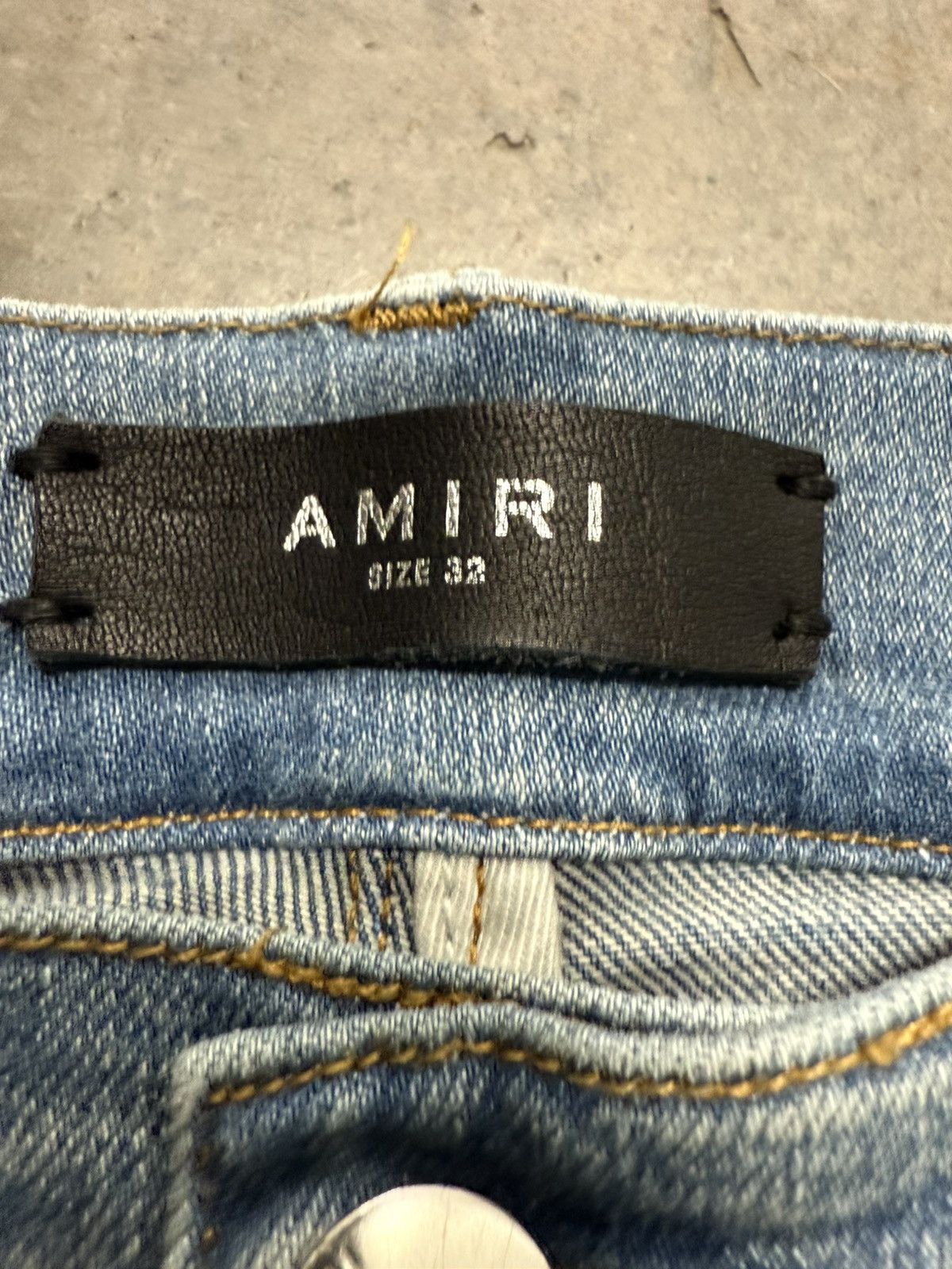 Amiri FLARE BOTTOMS LIGHT BLUE JEANS Size US 32 / EU 48 - 4 Thumbnail