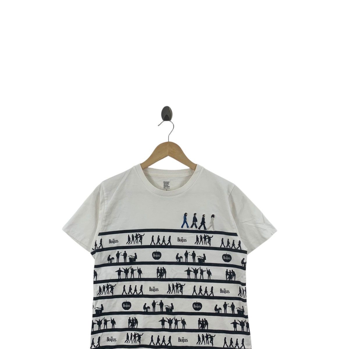 Band Tees THE BEATLES BAND Abbey Road Over Print Graniph Tee Shirt Size S / US 4 / IT 40 - 2 Thumbnail