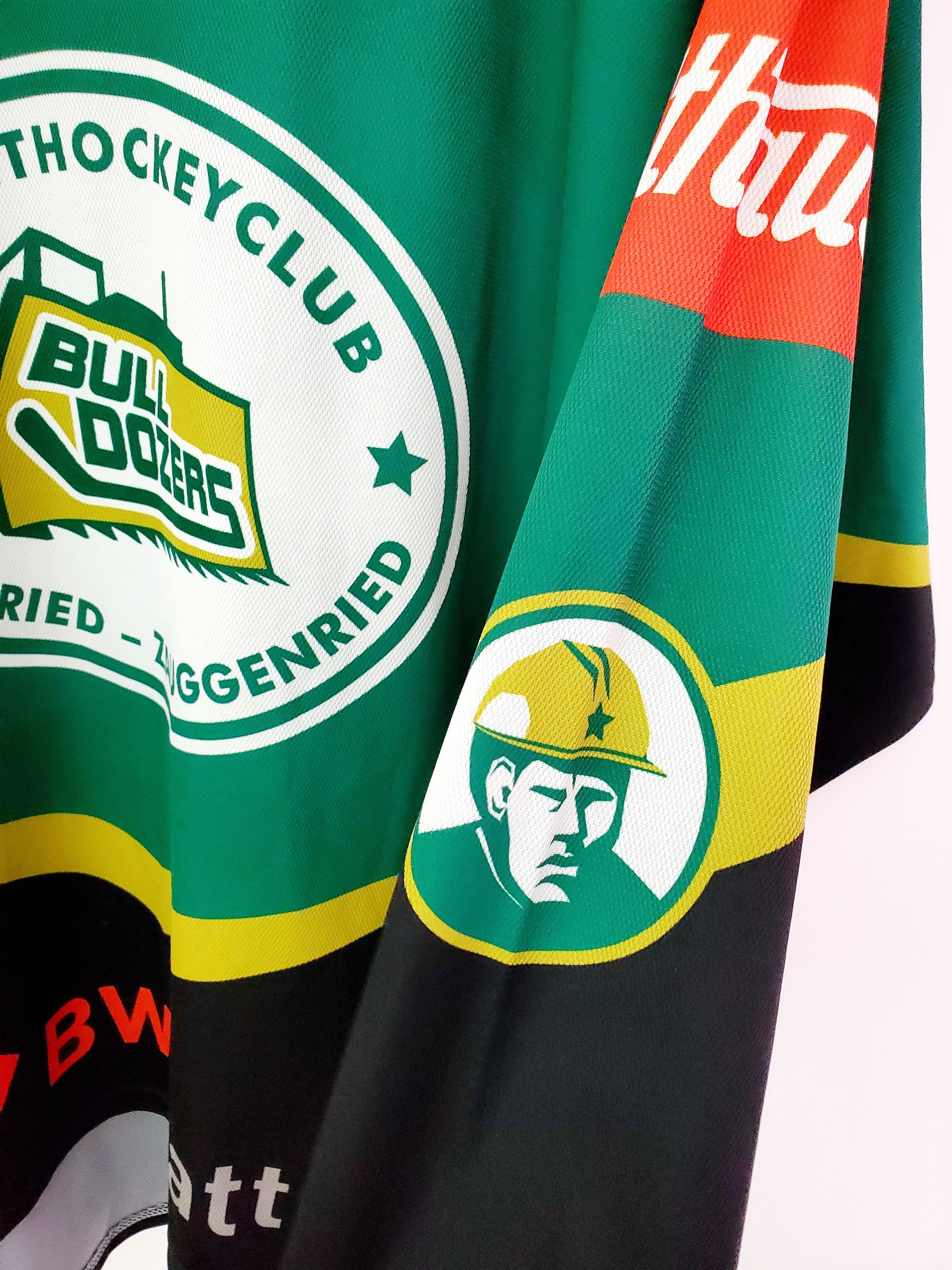 NHL × Vintage Street Hockey Club Bulldozers Switzerland Ochsner Jersey L Size US L / EU 52-54 / 3 - 2 Thumbnail