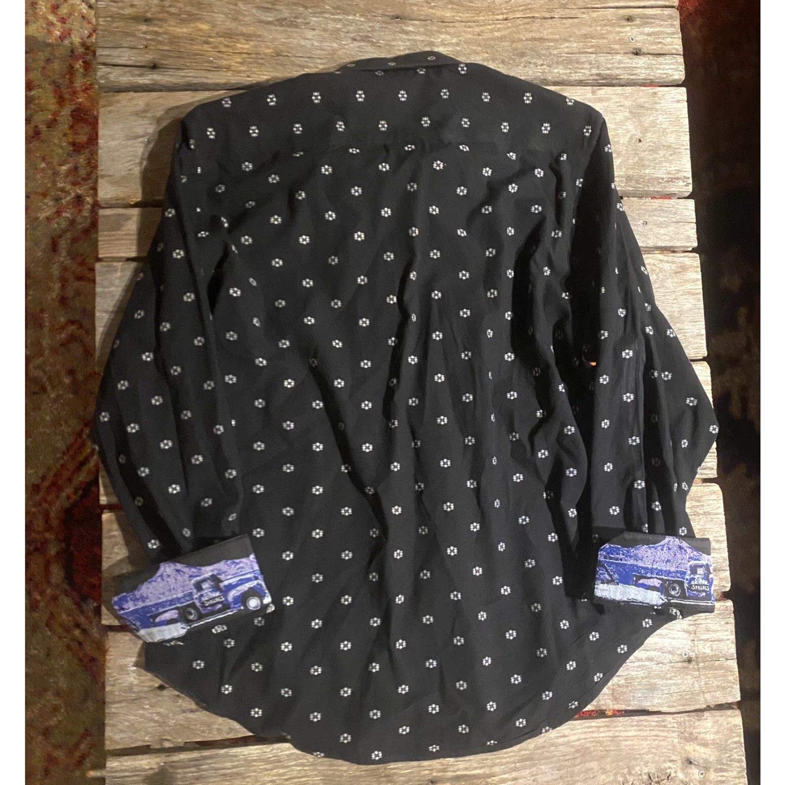 Robert Graham Robert Graham Shirt Long Sleeve Mens Large Multicolor Geometric Truck Button-Up Size US L / EU 52-54 / 3 - 2 Thumbnail