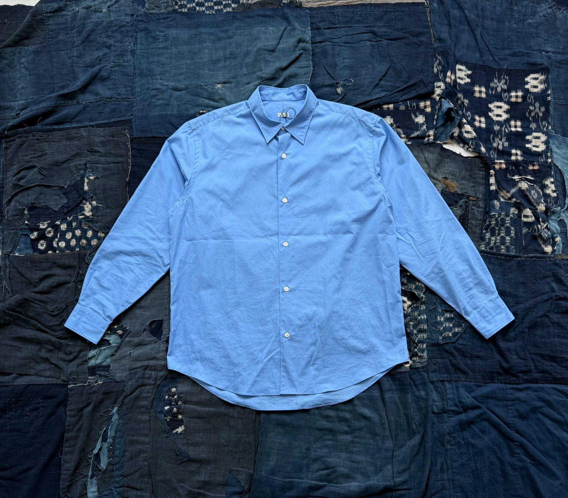 A.PRESSE A.PRESSE Regular Collar Loose Shirt Size US S / EU 44-46 / 1 - 1 Thumbnail