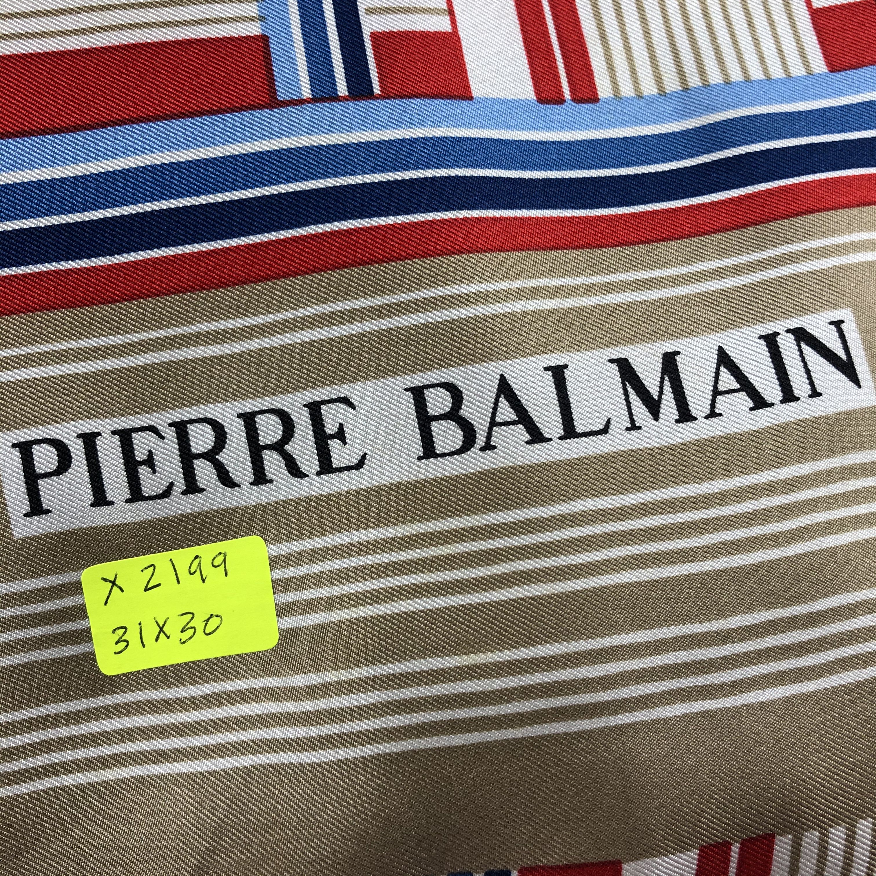 Pierre Balmain Vintage Pierre Balmain Silk Scarf Size ONE SIZE - 7 Thumbnail