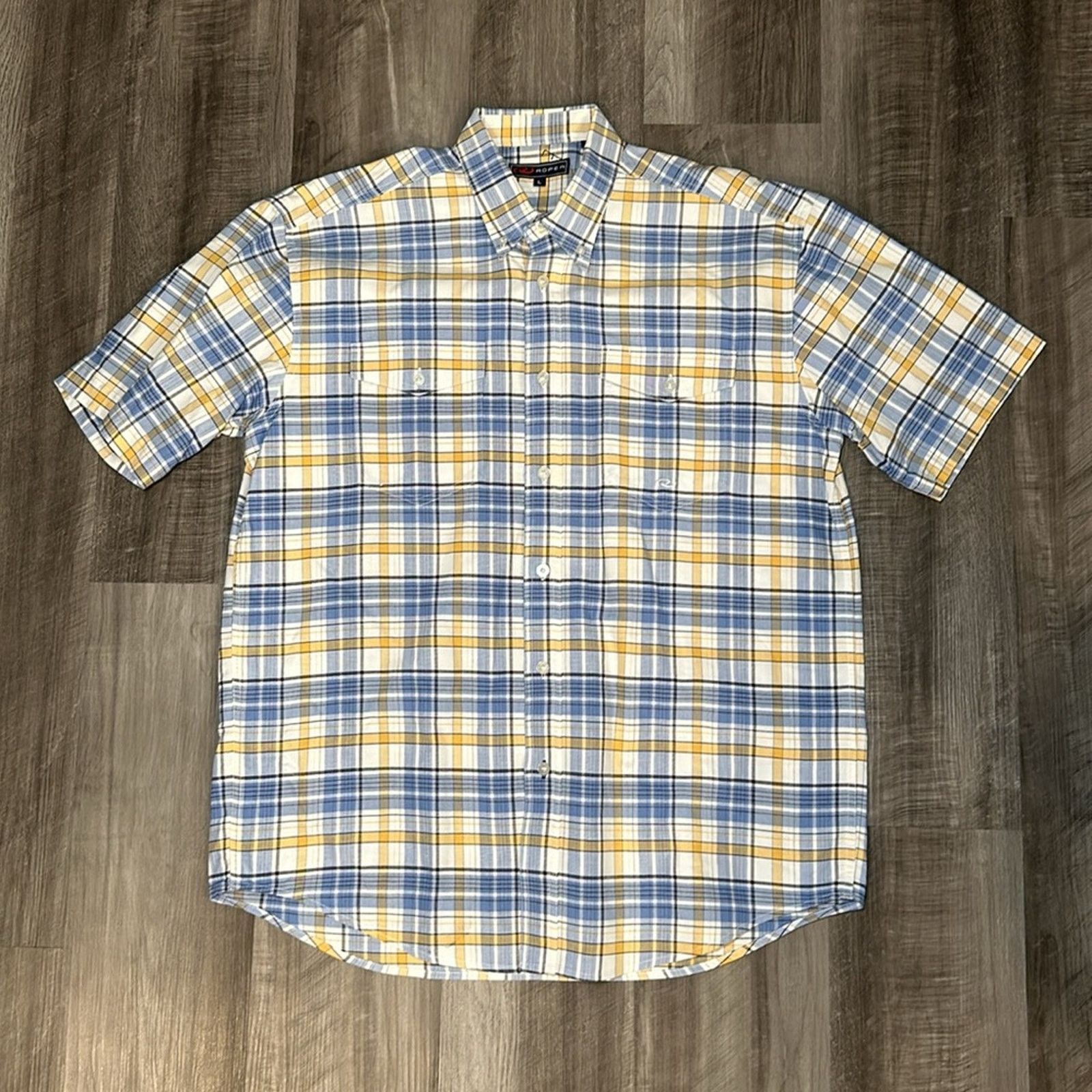 Roper Roper Short Sleeve Button Down - Large Size US L / EU 52-54 / 3 - 2 Thumbnail