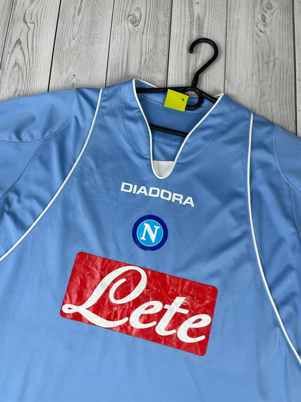 Vintage Vintage Diadorra soccer jersey Blue napoli size Xl Size US XL / EU 56 / 4 - 2 Thumbnail