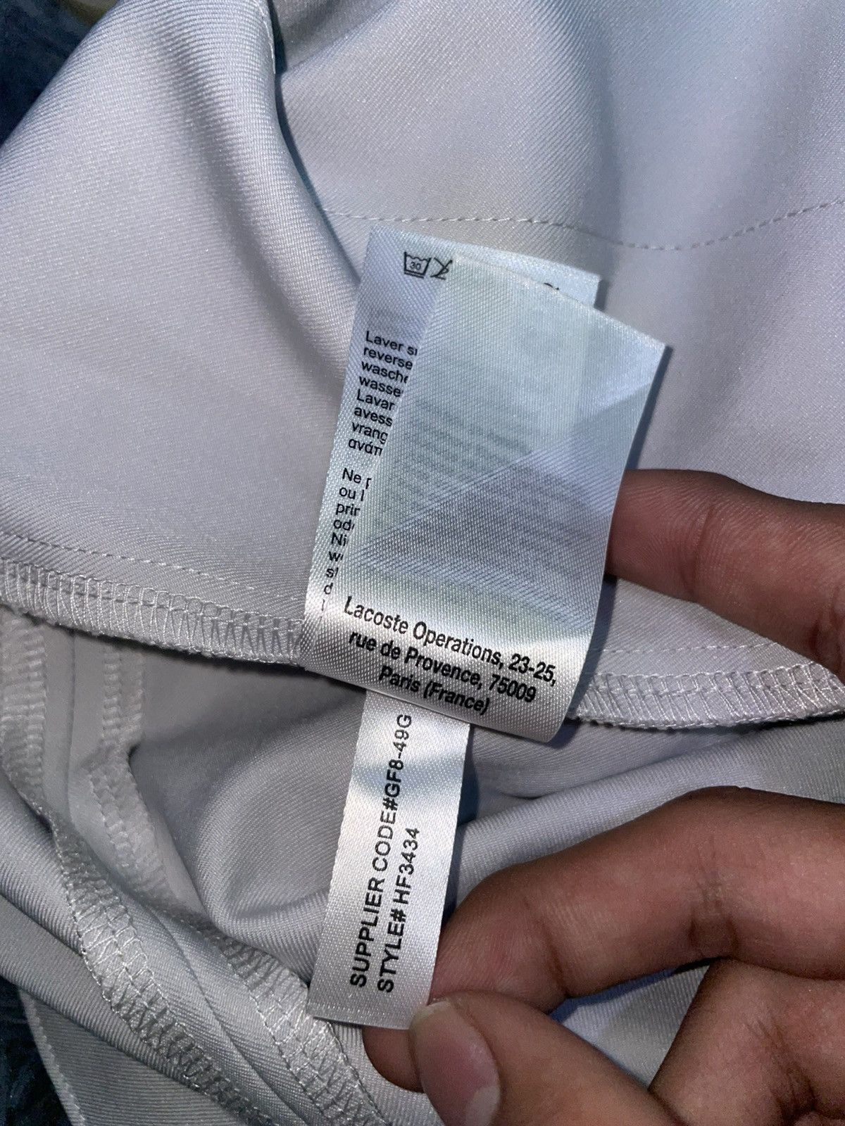Lacoste NEW LACOSTE SPORT GOLF PANTS WHITE FLAT FRONT LIGHTWEIGHT Size US 32 / EU 48 - 6 Thumbnail