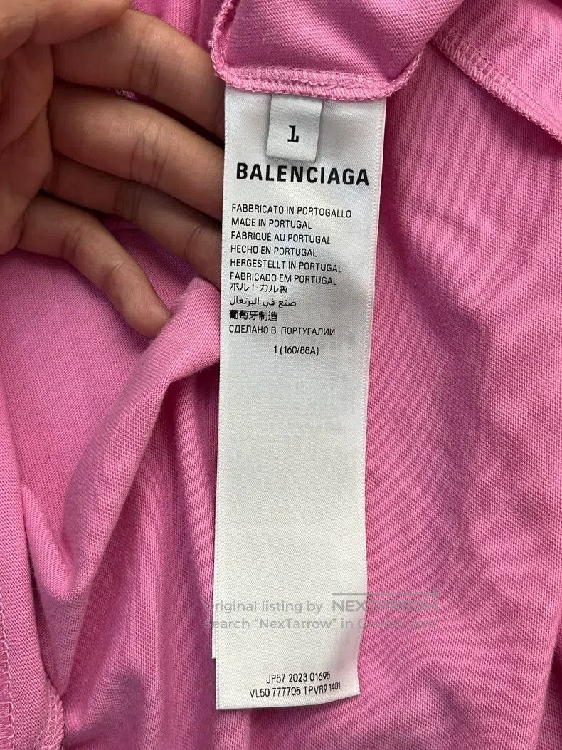 Balenciaga Balenciaga Logo Letter Print Casual Short Sleeve Crew Neck Size US S / EU 44-46 / 1 - 4 Thumbnail