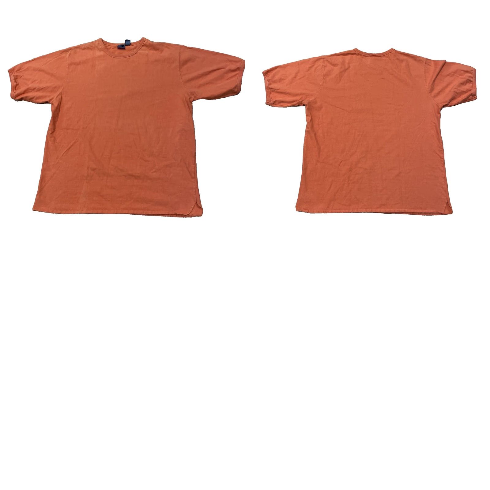 Vintage PROSPIRIT Shirt Men L Orange Grunge Skate Tee Knit Thick Hem Stitch Short Sleeve T-Shirt Casual 90s Mens Size US L / EU 52-54 / 3 - 11 Thumbnail