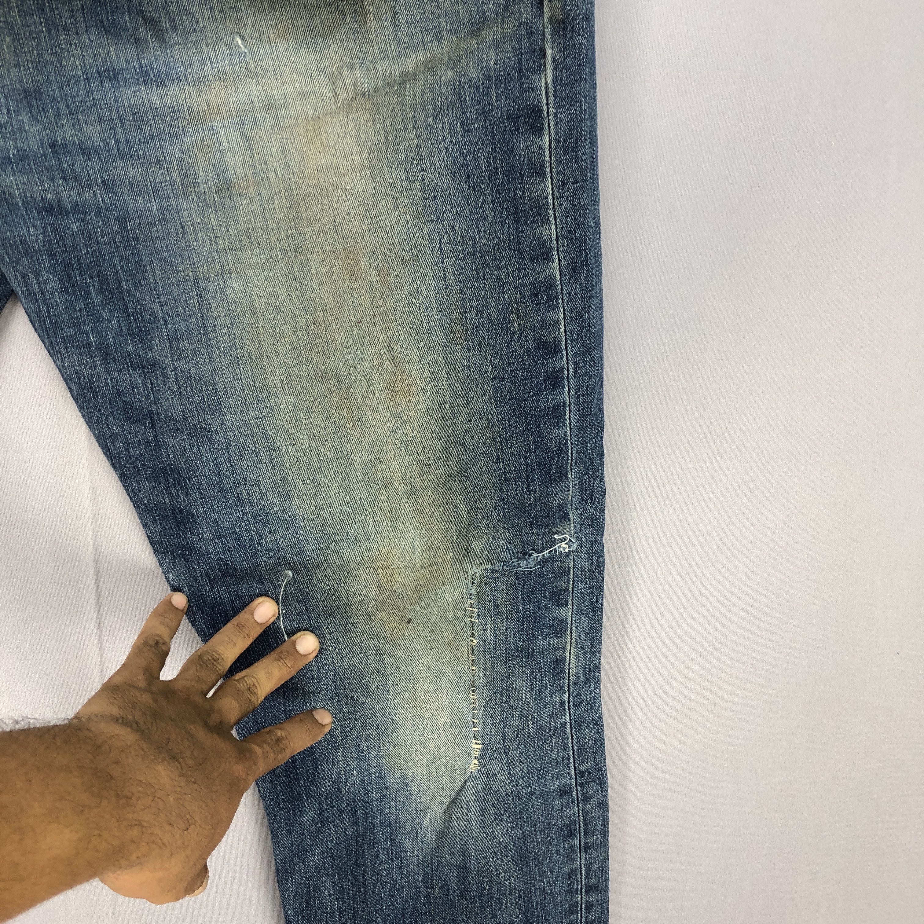 Levi's × Vintage Vintage Levis Distressed Jeans Levi's Ripped Denim Pants Size US 38 / EU 54 - 10 Thumbnail