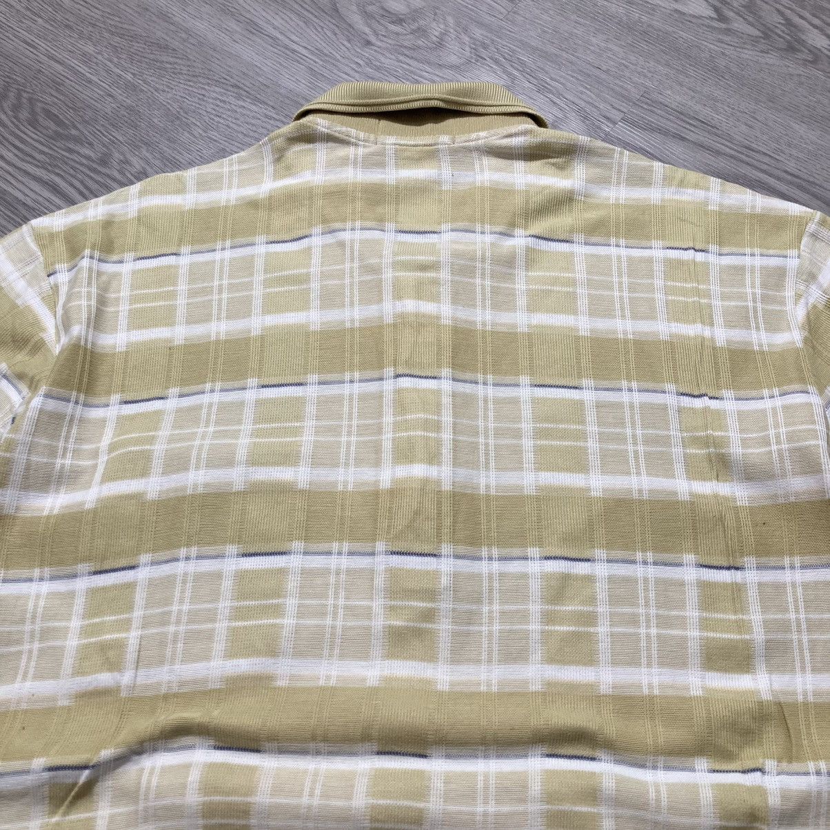 Burberry 1990s Vintage Burberrys Nova Check Pocket Polo Tshirt Luxury Size US L / EU 52-54 / 3 - 14 Thumbnail