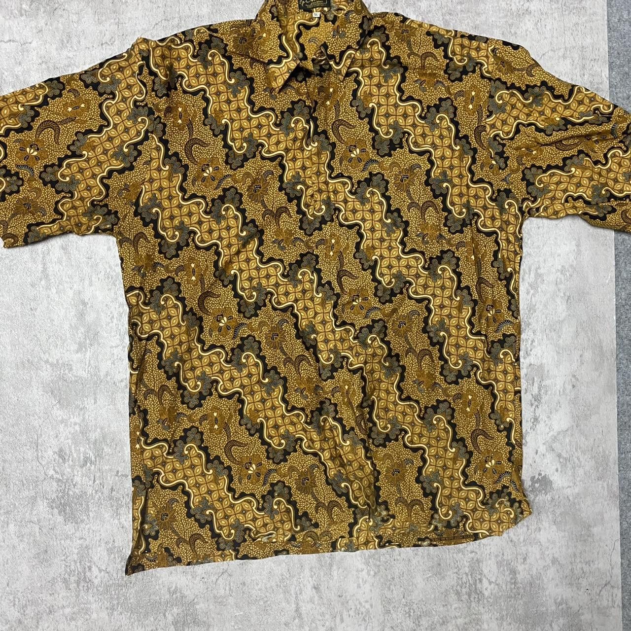 Other Brown and green patterned button-up shirt #indie Size US XL / EU 56 / 4 - 1 Thumbnail