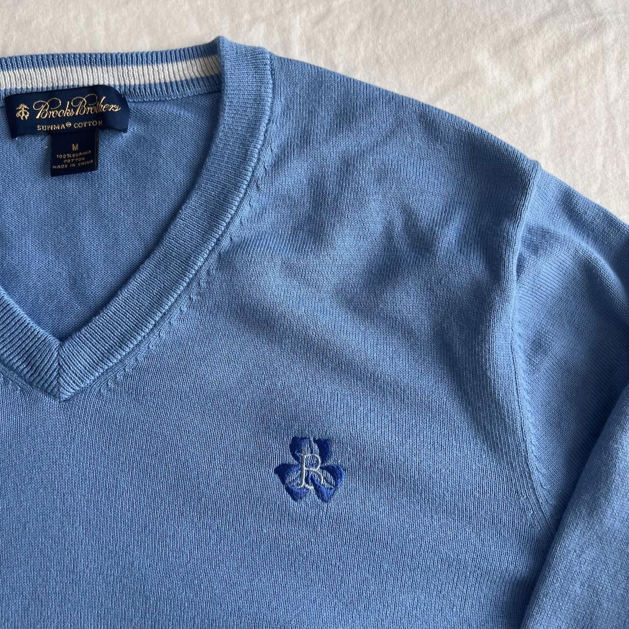 Brooks Brothers NWOT Brooks Brothers 100% Supima Cotton Pullover Light Blue Size US M / EU 48-50 / 2 - 3 Thumbnail