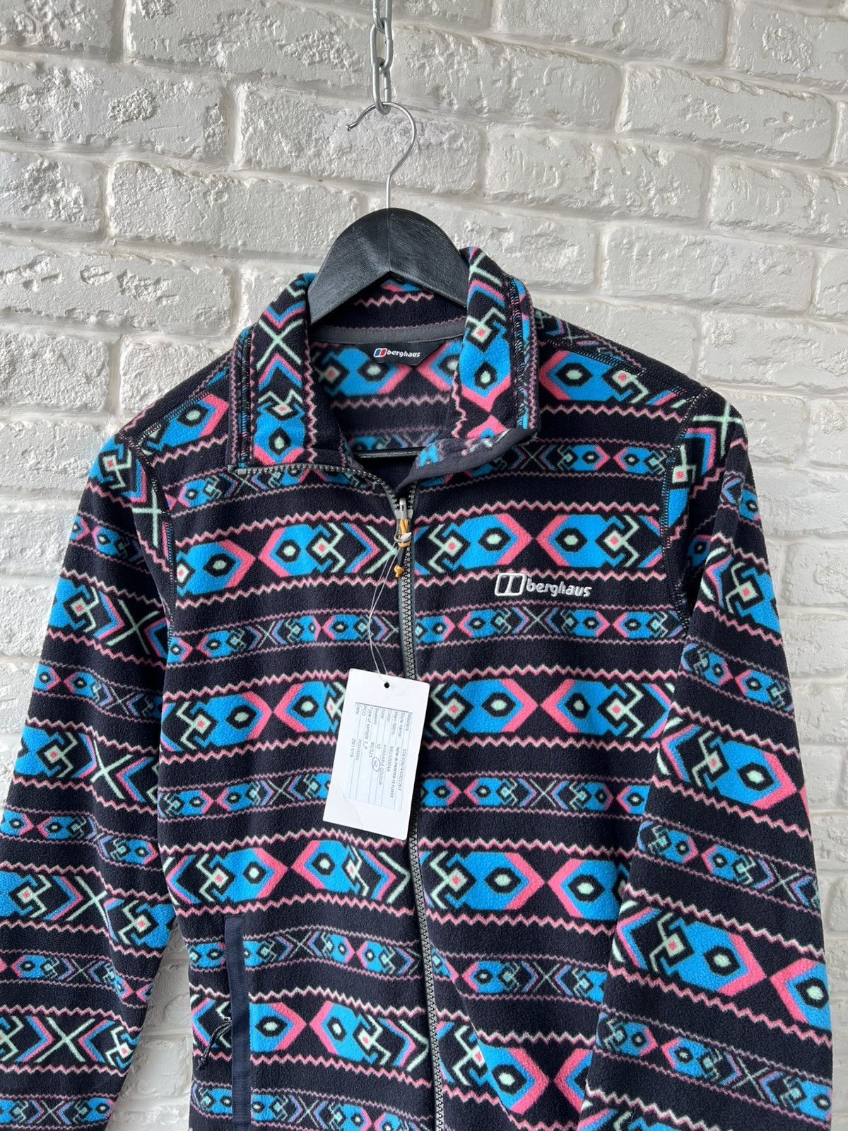 Berghaus Berghaus Zip Fleece Aztec Print Sweater Size M / US 6-8 / IT 42-44 - 2 Thumbnail