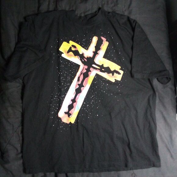 Other VintageChristian Jesus Big Cross God T-Shirt Size US XXL / EU 58 / 5 - 2 Thumbnail