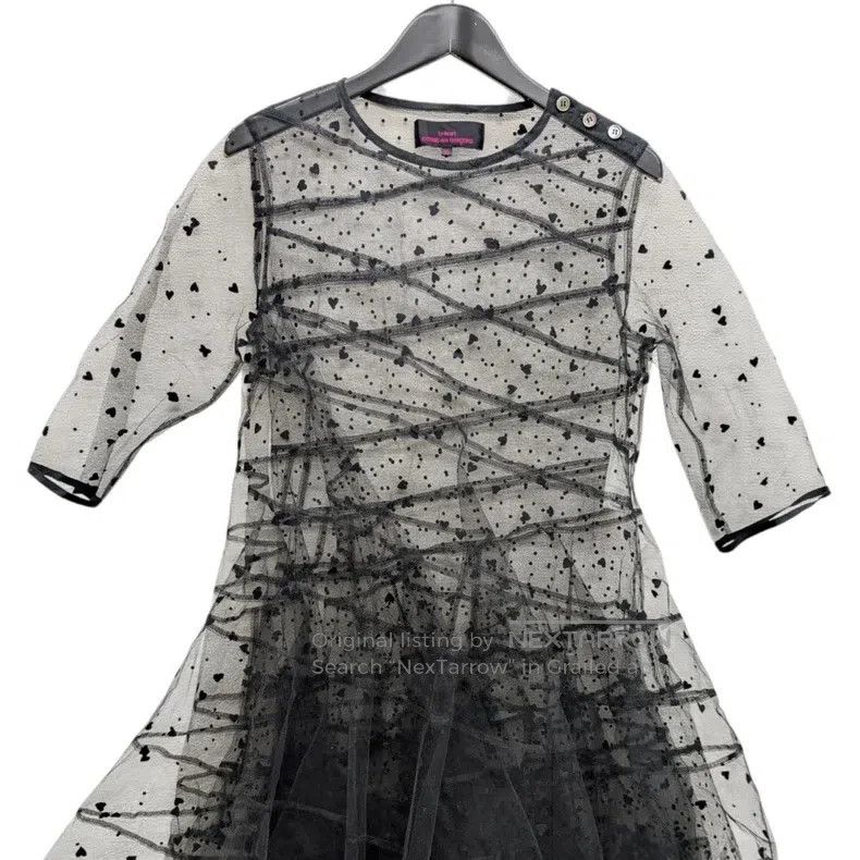 Comme des Garcons Comme Des Garcons Sheer heart-shaped dress Size M / US 6-8 / IT 42-44 - 2 Thumbnail
