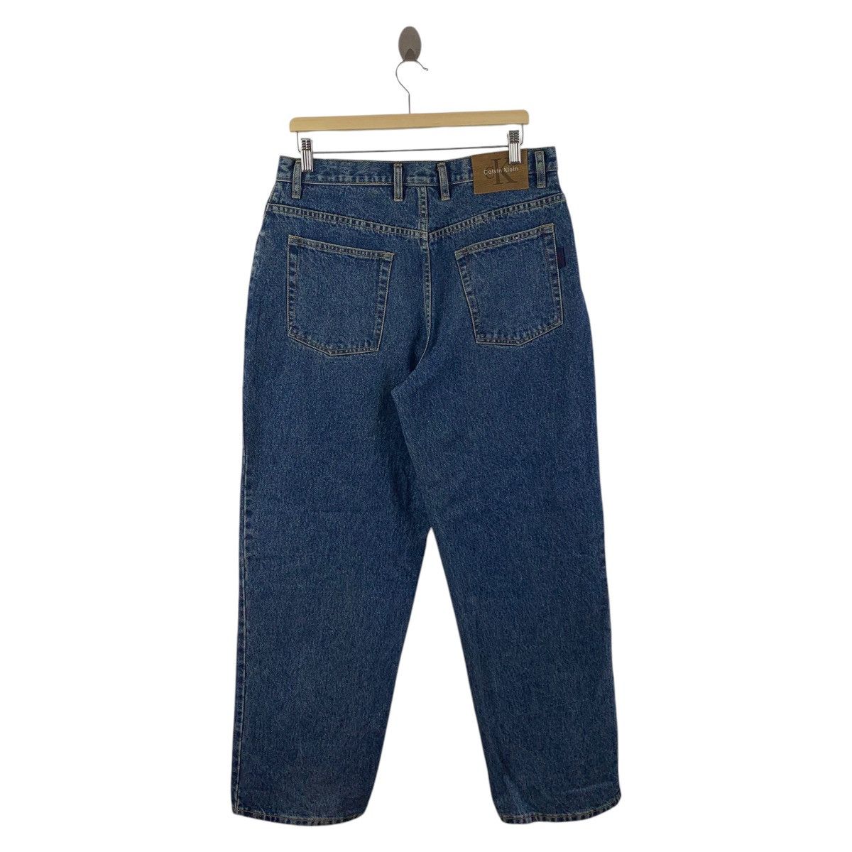 Calvin Klein × Vintage Vintage CALVIN KLEIN Straight cut blue jeans Size US 33 - 4 Thumbnail