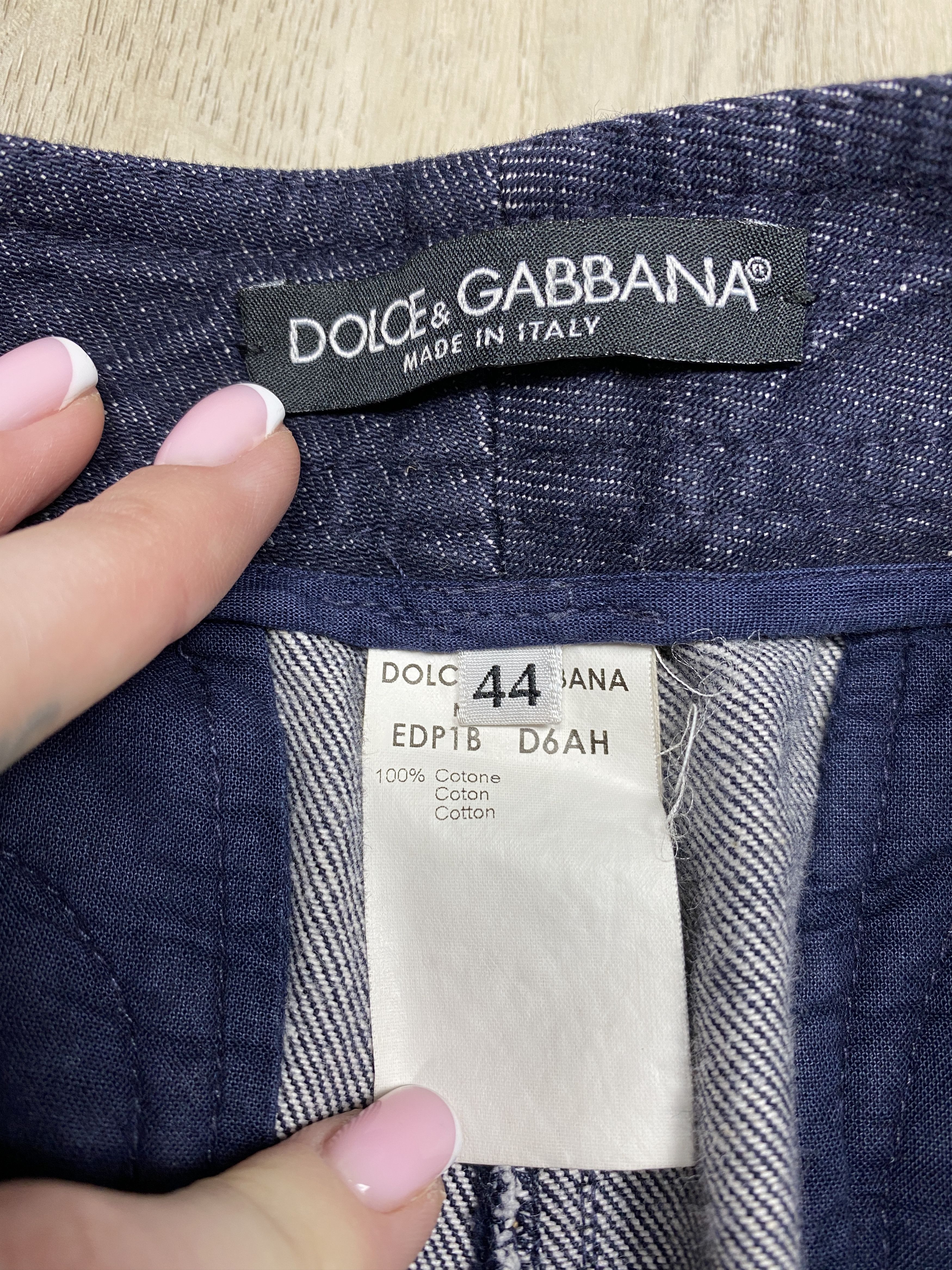 Dolce & Gabbana × Vintage Dolce & Gabbana Vintage Womens Flared Denim Pants Jeans Size 30" / US 8 / IT 44 - 6 Thumbnail