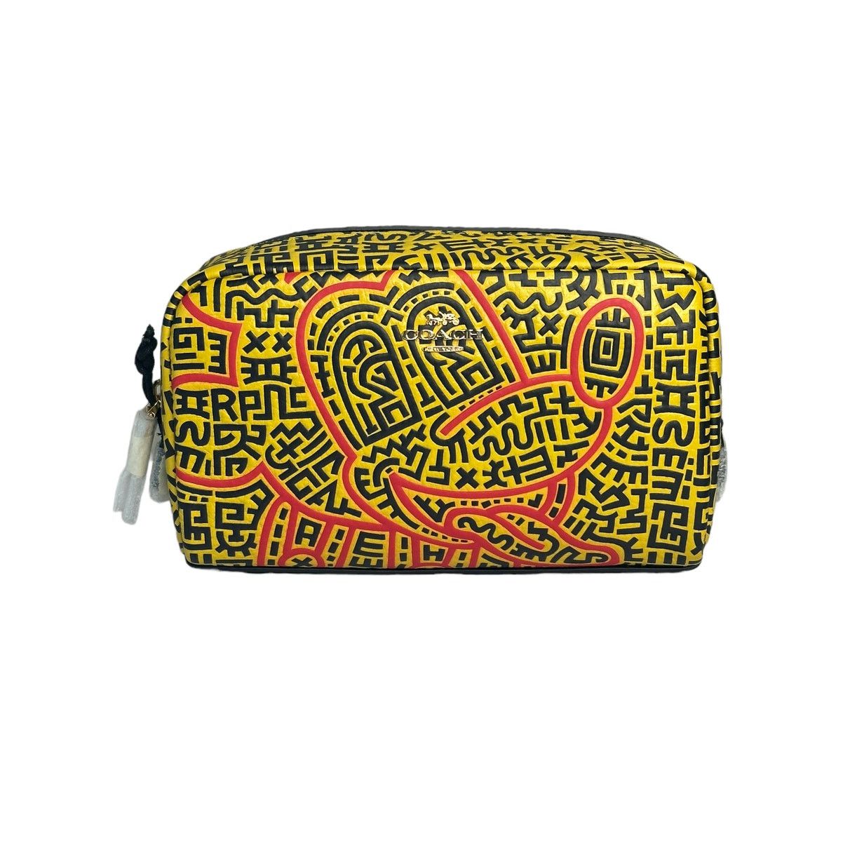 Coach Coach Disney Mickey Keith Haring Small Boxy Cosmetic Case Size ONE SIZE - 1 Thumbnail