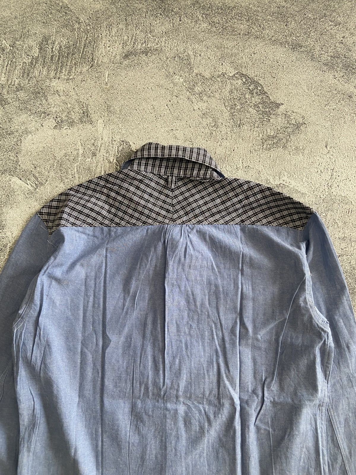 Junya Watanabe Junya watanabe checkered panel button up shirt Size US XL / EU 56 / 4 - 11 Thumbnail