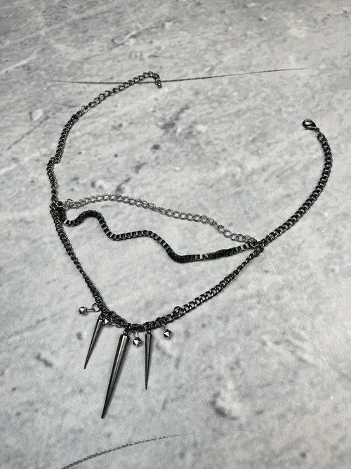 Jewelry Pepper x Junko 🐜GHOTIC style jewerly avant-garde necklace Size ONE SIZE - 5 Thumbnail