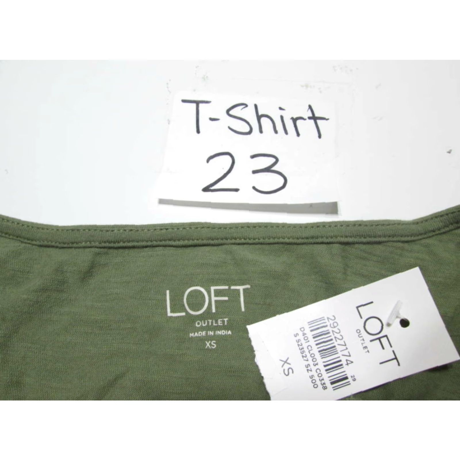 Loft Loft Outlet NWT Womens Tunic XS Khaki V-Neck Long Sleeve Solid Pullover Shirt Size XS / US 0-2 / IT 36-38 - 7 Thumbnail