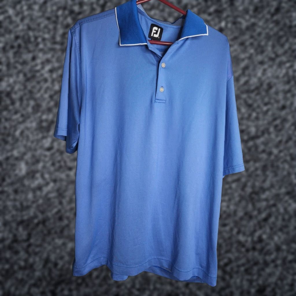 Footjoy FootJoy Polo Shirt Mens XL Short Sleeve Blue Buckhead Golf Shirt Size US XL / EU 56 / 4 - 1 Thumbnail