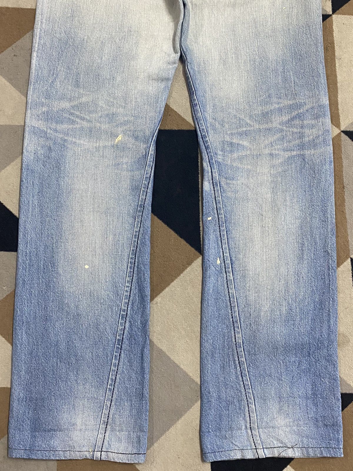 Edwin Vintage Edwin Blue Trip Faded Wash Distressed Jeans Size US 32 / EU 48 - 10 Thumbnail