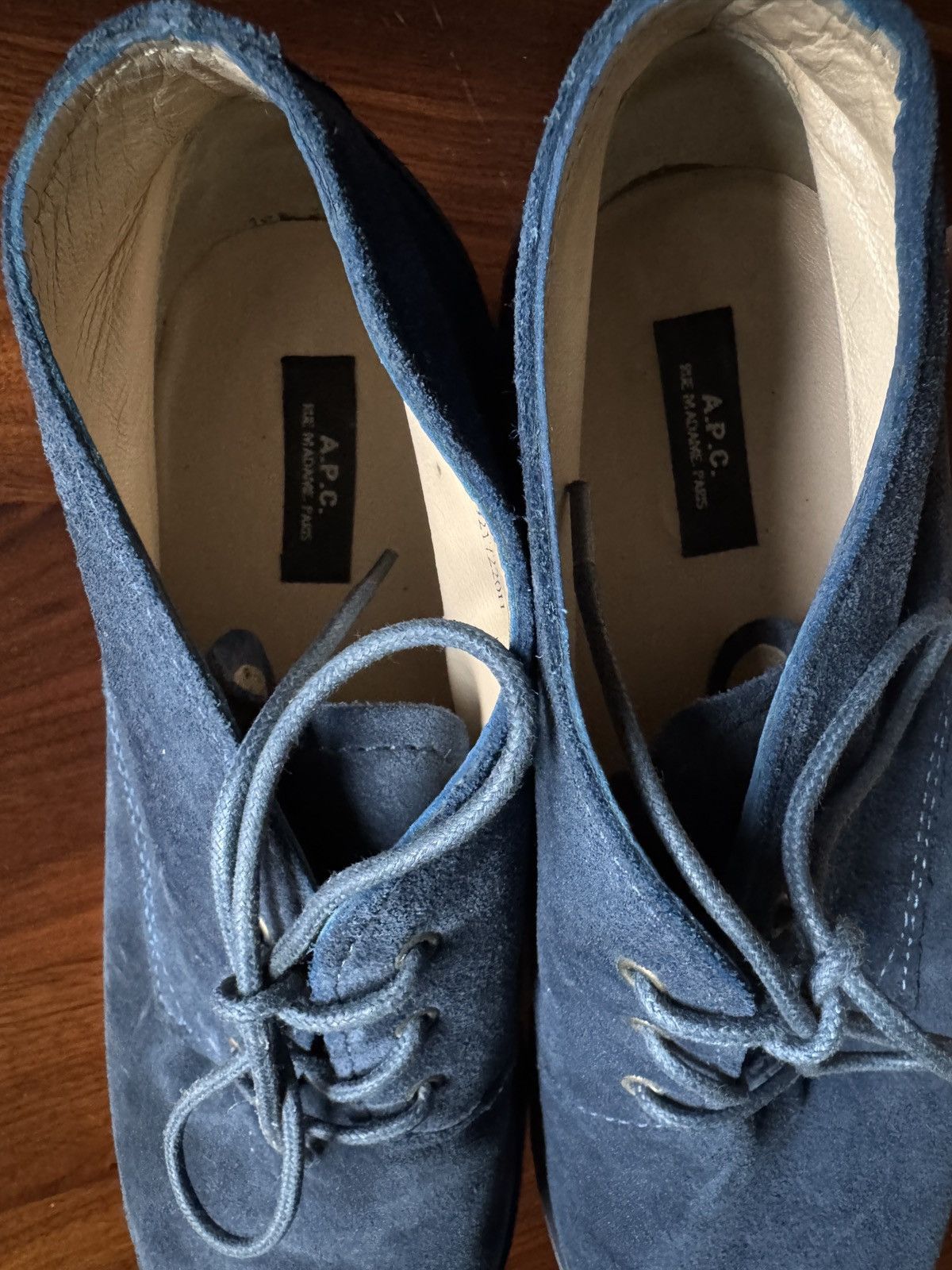 A.P.C. A.P.C. Chukka Boots Blue Suede Size US 10.5 / EU 43-44 - 8 Thumbnail