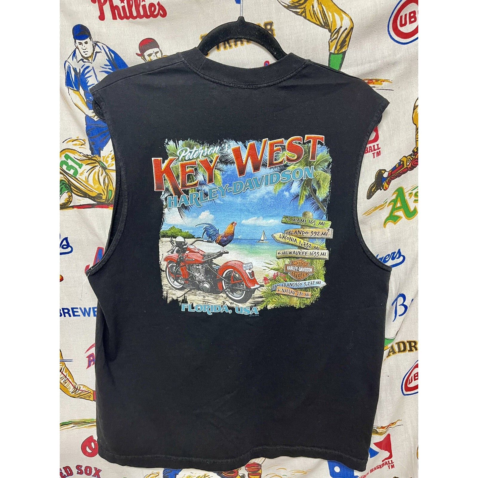 Other VTG Y2K Mens Harley Davidson Black T Shirt Tank Peterson's K Size US L / EU 52-54 / 3 - 1 Thumbnail
