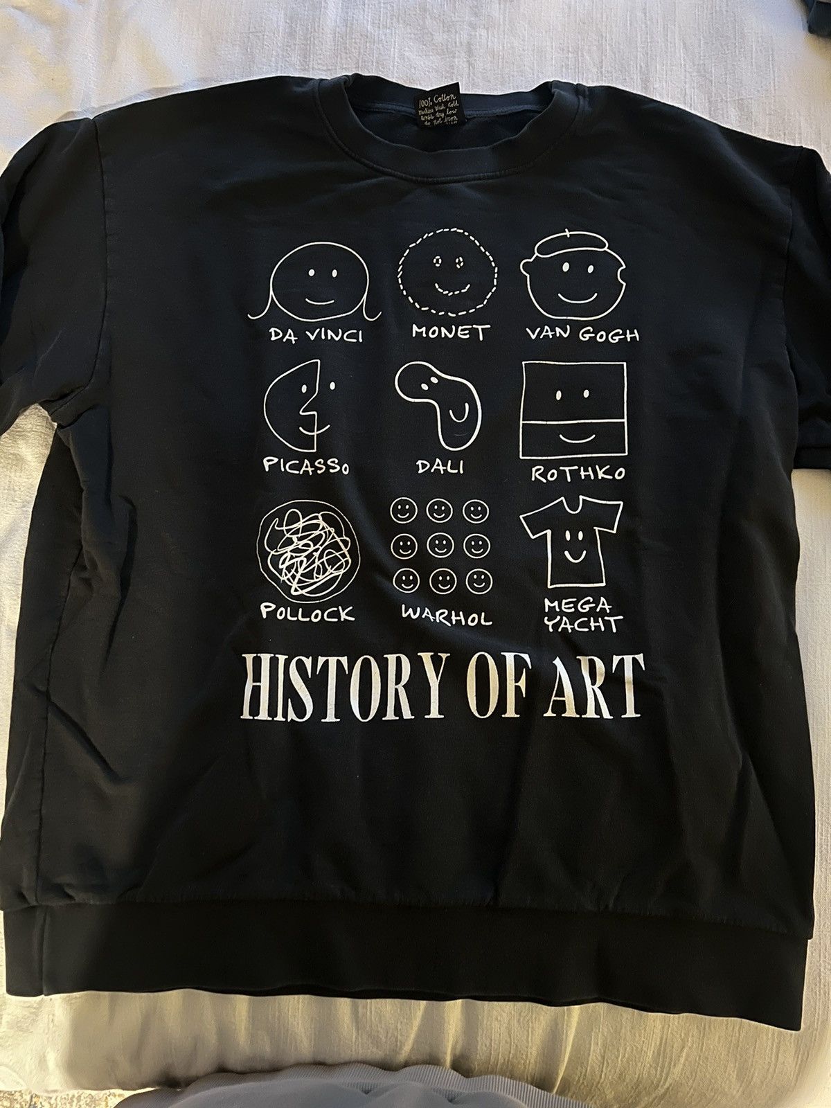 Mega Yacht Mega Yacht RARE History of Art Crewneck Sweatshirt Size XL / US 12-14 / IT 48-50 - 3 Thumbnail