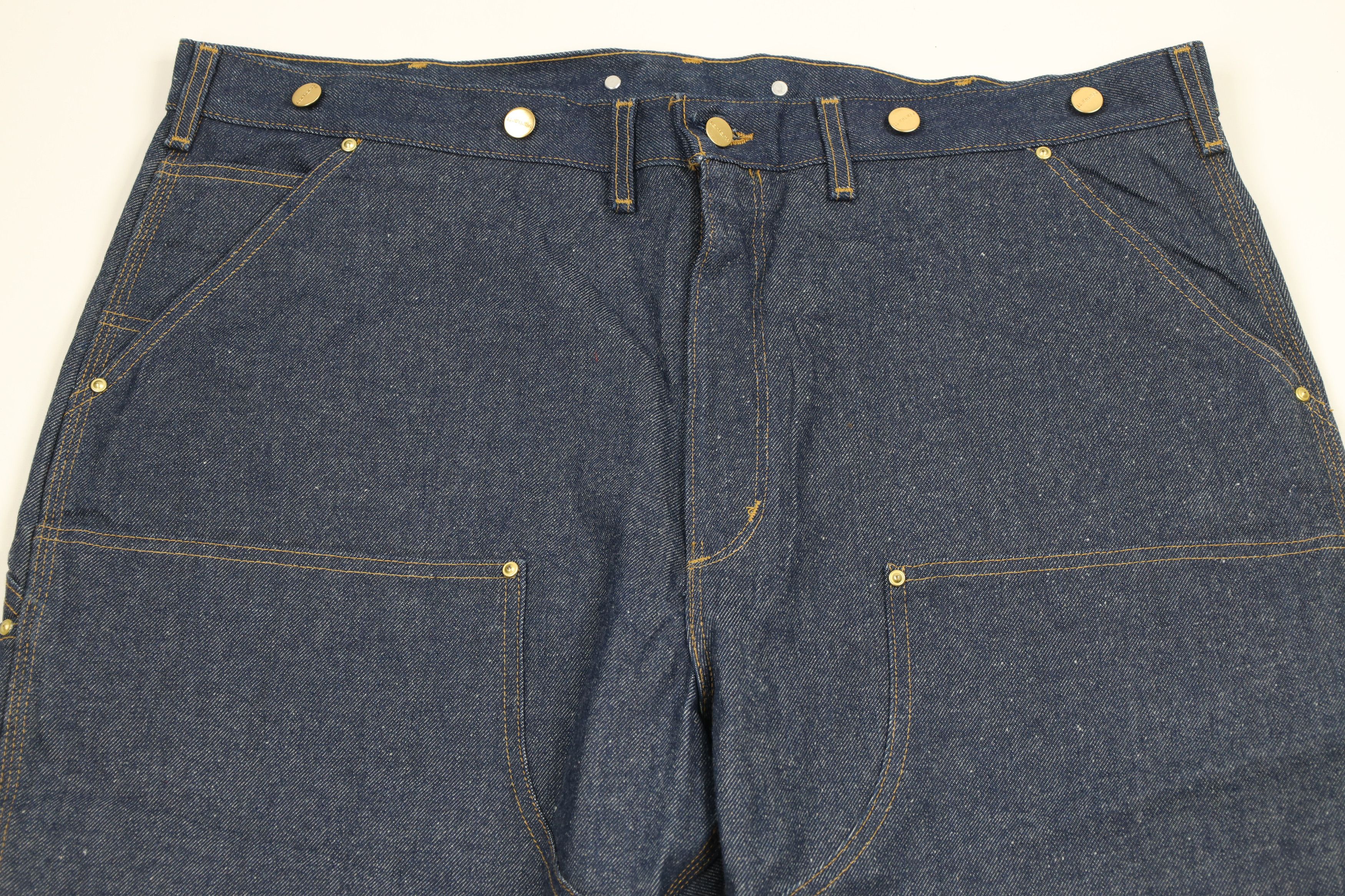 Carhartt × Vintage Vintage Y2K 2002 Carhartt Knee Logger Denim Jeans Blue USA Size US 42 / EU 58 - 2 Thumbnail
