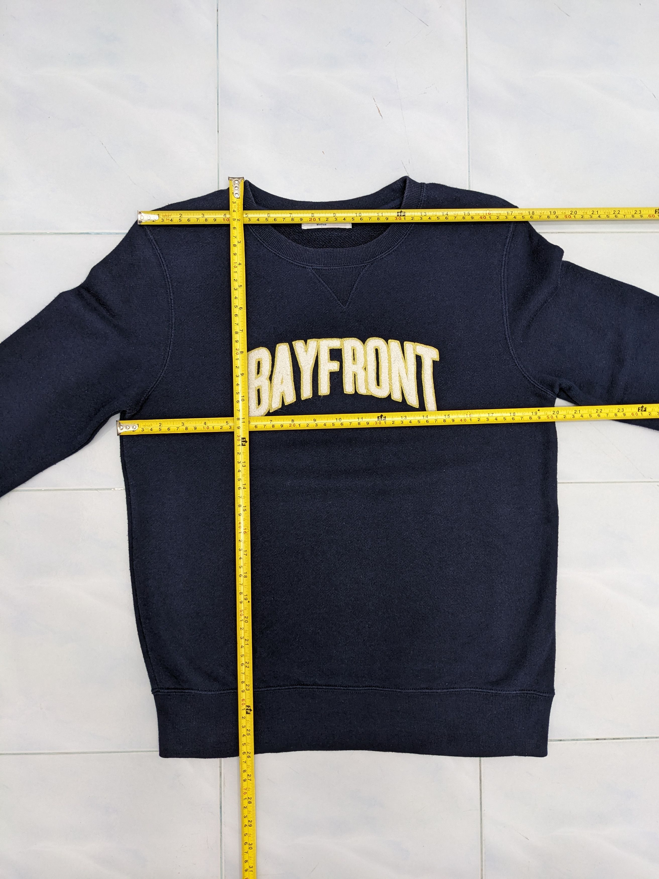 Japanese Brand Japanese Brand Back Number Bayfront Arched Crewneck Size US M / EU 48-50 / 2 - 7 Thumbnail