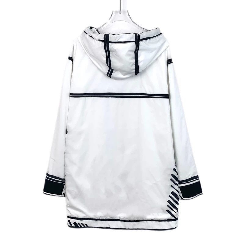 Fendi Fendi White Graffiti Hooded Zip Jacket Size US M / EU 48-50 / 2 - 2 Thumbnail