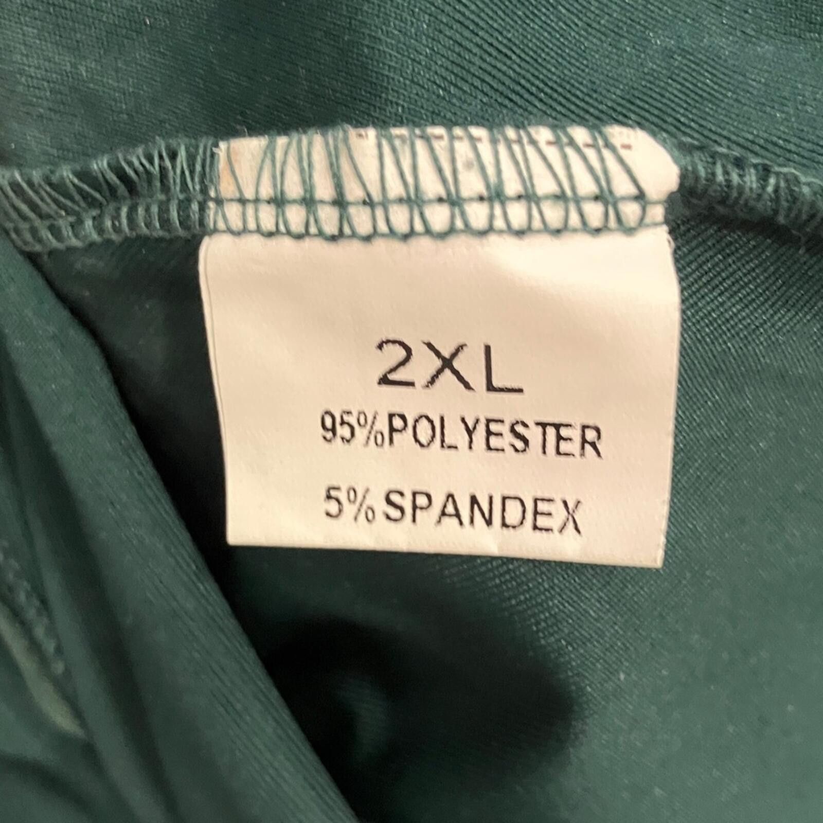 Other NIB Source Unknown Dark Green Long-Sleeve Jumpsuit Size 42" / US 20 - 11 Thumbnail