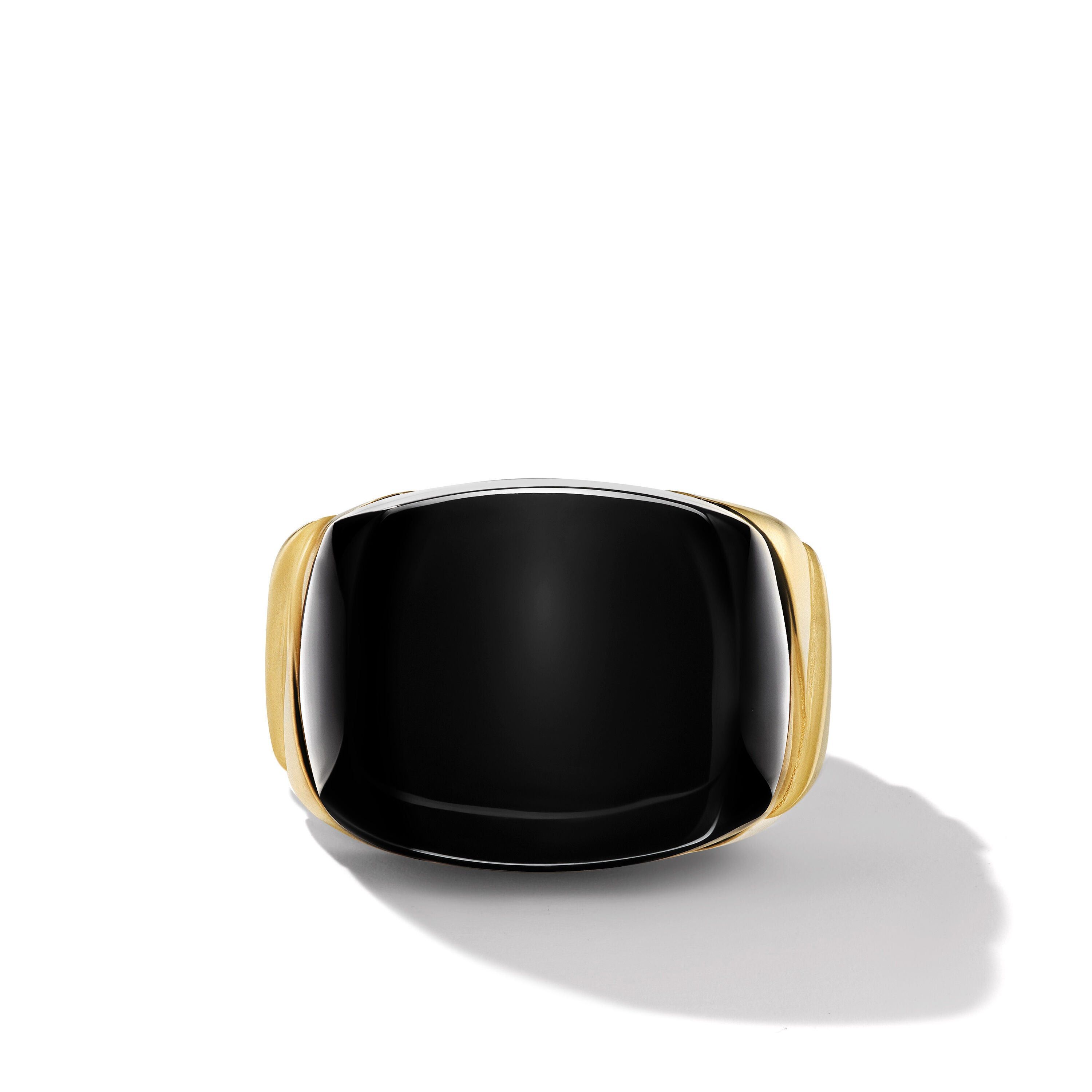 David Yurman o1w1db10526 R25841M/Size 9/Wrap Signet Ring in Gold/Black Size ONE SIZE - 2 Thumbnail