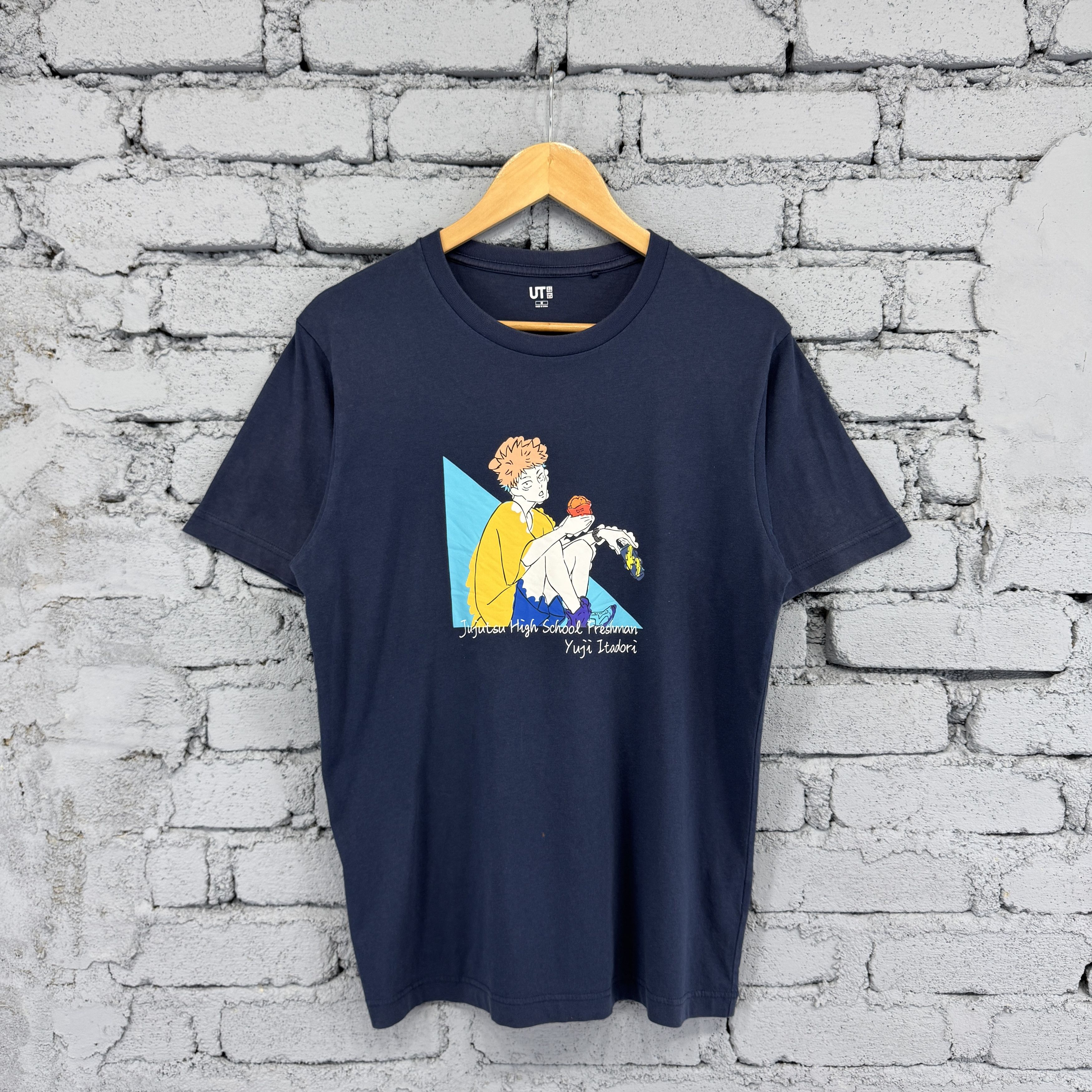 Anime Japanese Anime Jujutsu Kaisen Yuji Itadori Tshirt Size US M / EU 48-50 / 2 - 1 Thumbnail