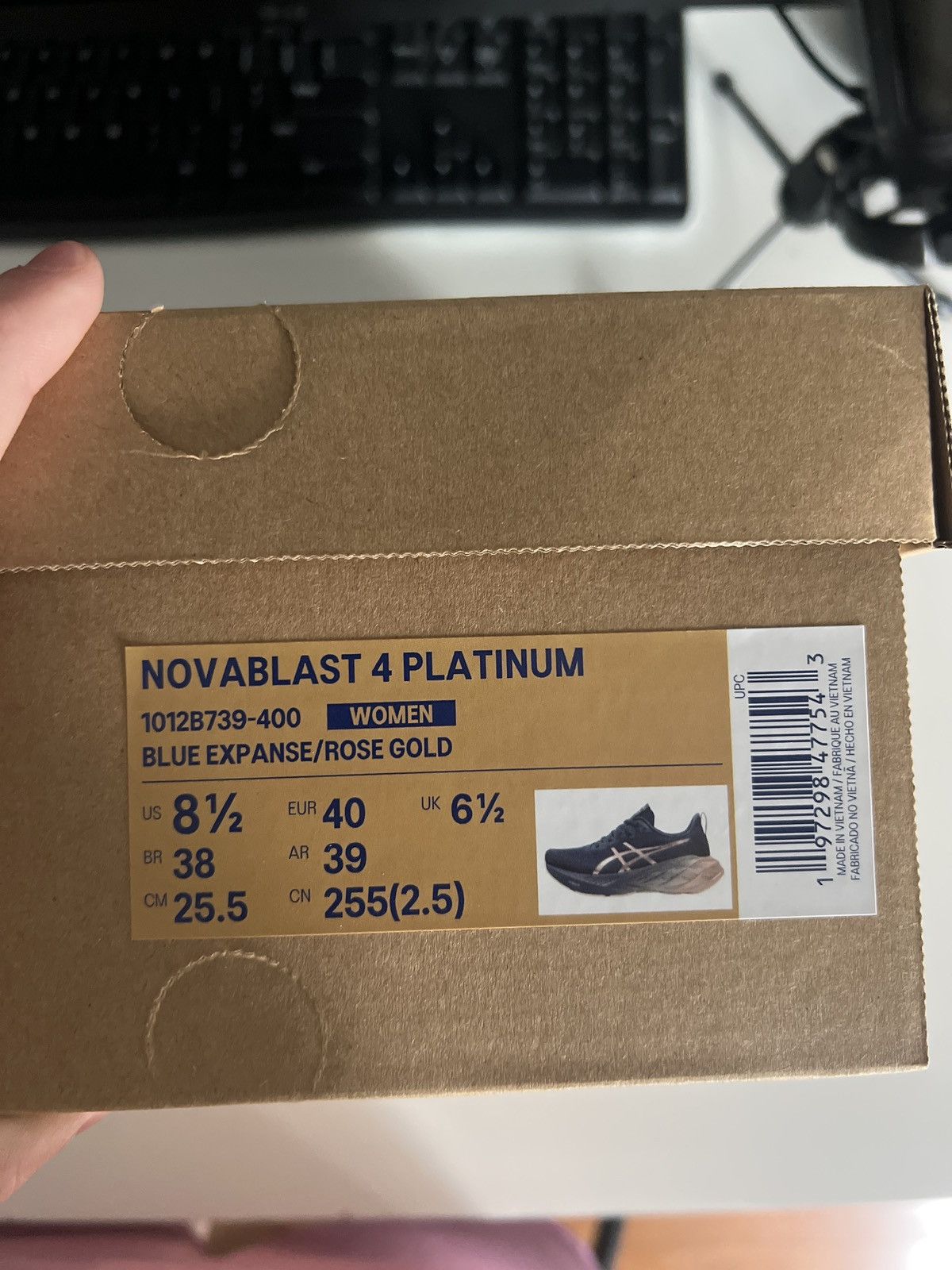 Asics Novela Blast 4 Platinum Size US 8.5 / IT 38.5 - 7 Thumbnail