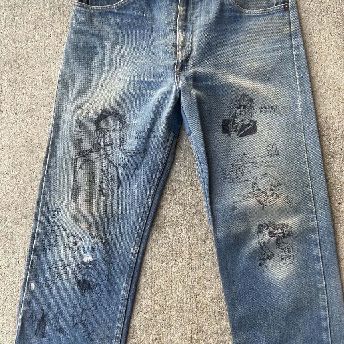 Levi's × Vintage vintage 1970s punk levis Size US 34 / EU 50 - 3 Thumbnail