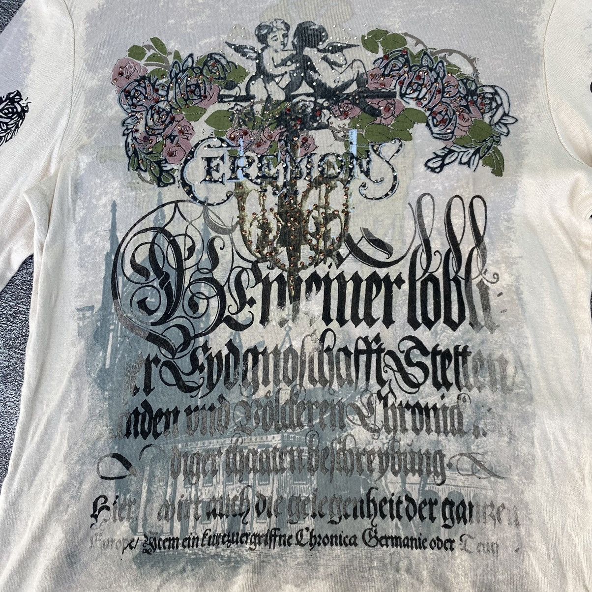 If Six Was Nine × Japanese Brand × Le Grande Bleu (L.G.B.) Rare To The Angel Rhinestones Longsleeve lgb style Size M / US 6-8 / IT 42-44 - 2 Thumbnail