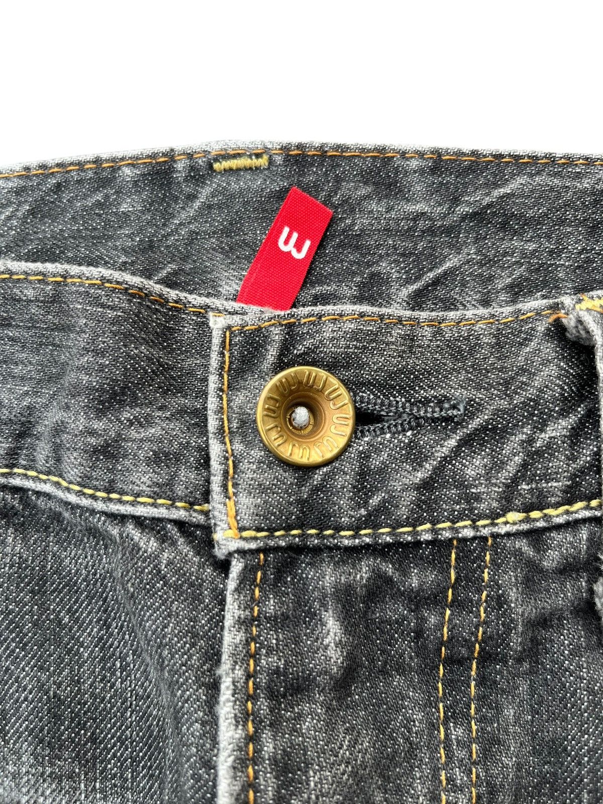 Undercover Vintage Japanese Brand Uniqlo Distressed Loose Fit Jeans Size US 32 / EU 48 - 7 Thumbnail